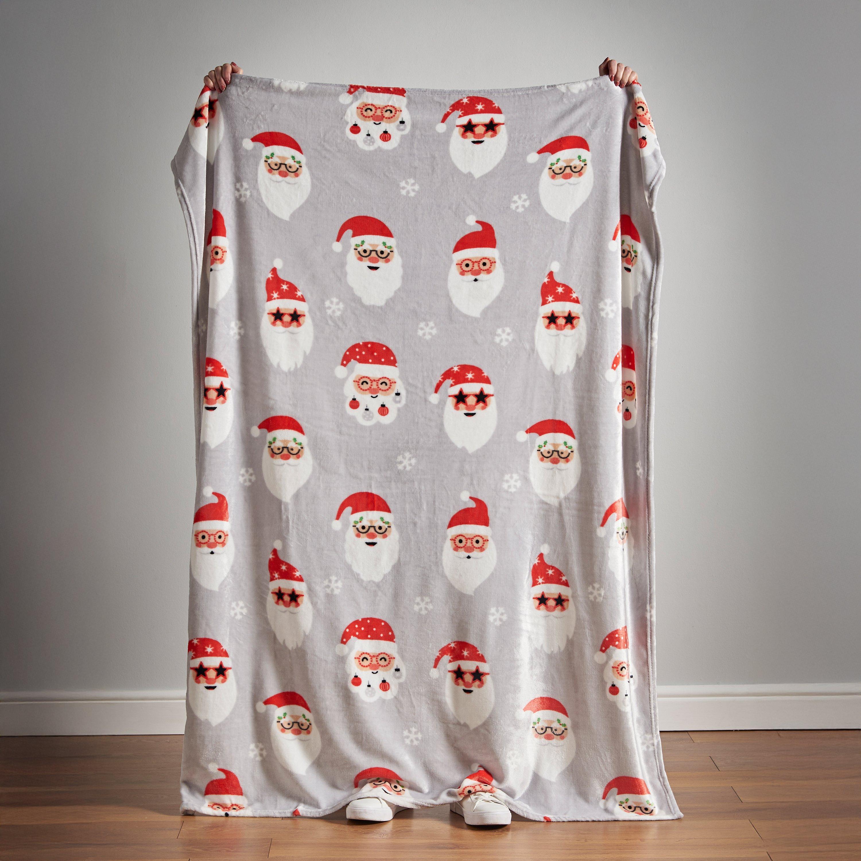 Xmas Santa - Catherine Lansfield - Cather Xmas Throw 64 - 2