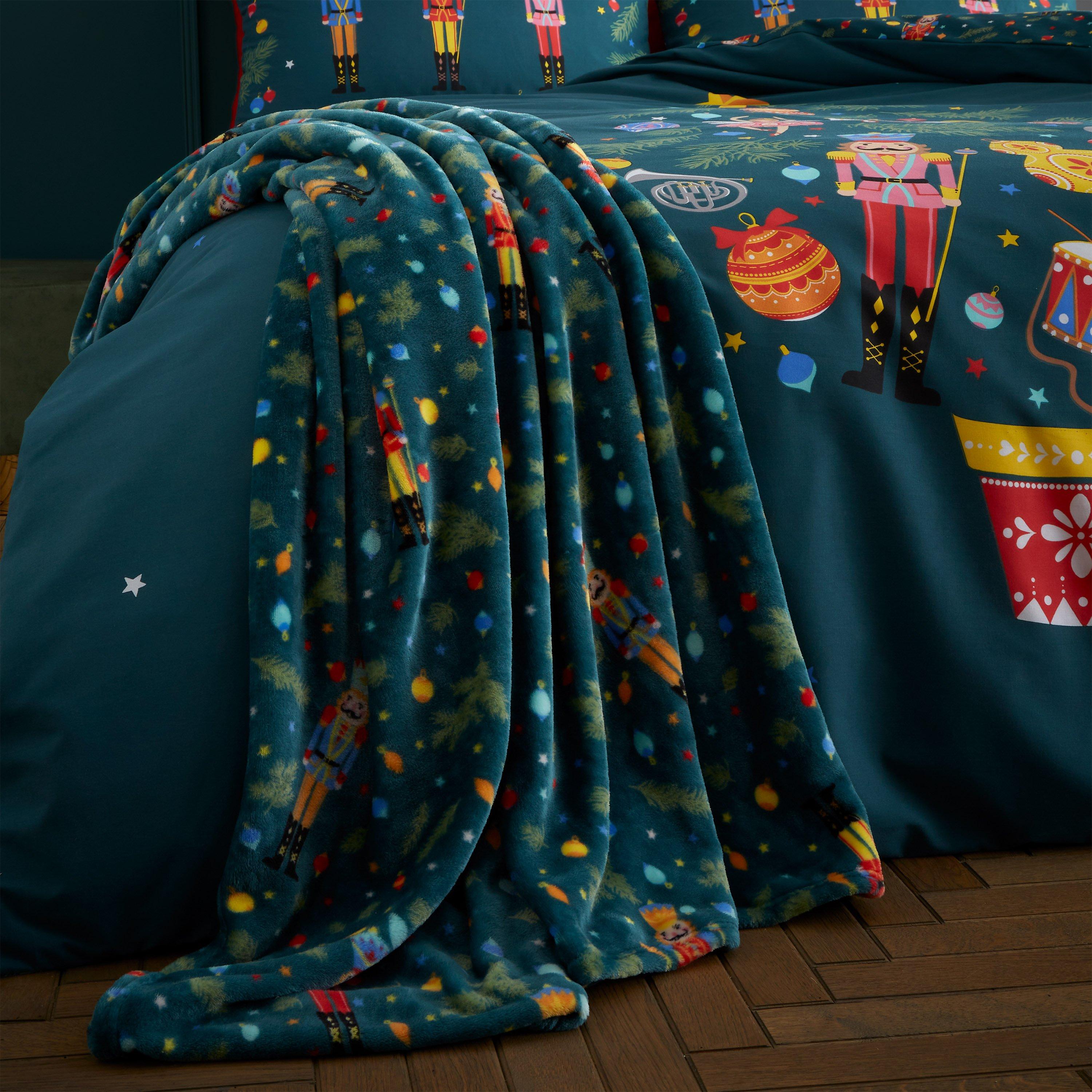 Orašar - Catherine Lansfield - Christmas Polyester Throw - 3