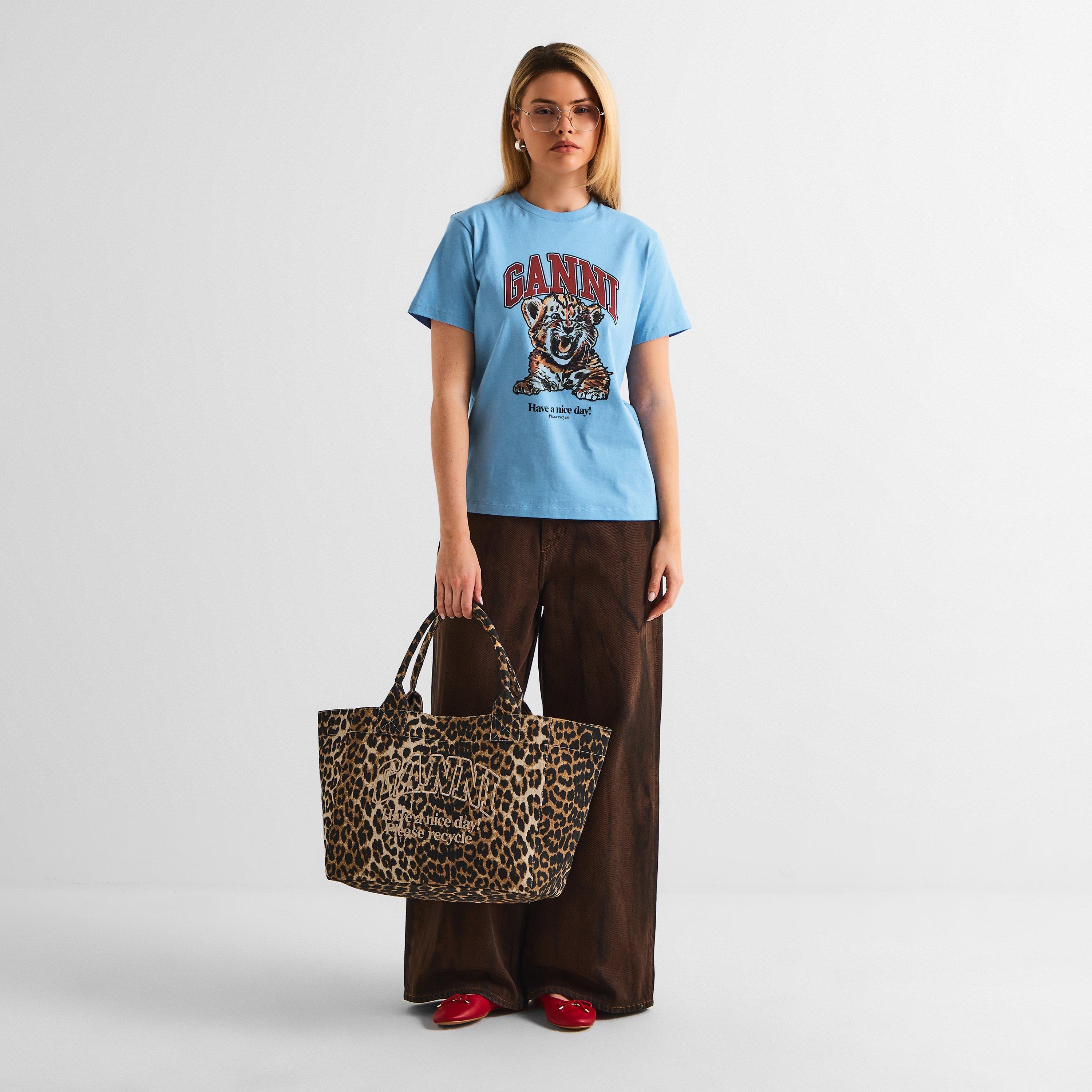 Almond Milk - Ganni - Ganni Medium Shopper Ld61 - 6