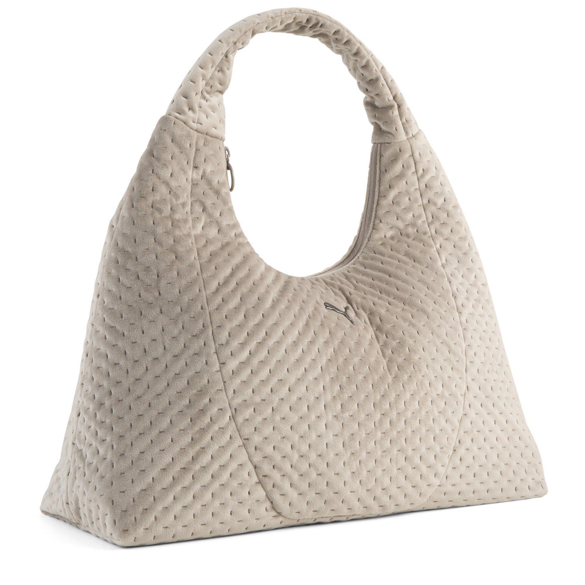 Mouse Gray - Puma - Women's Velvet Prism Shoulder Bag - 1