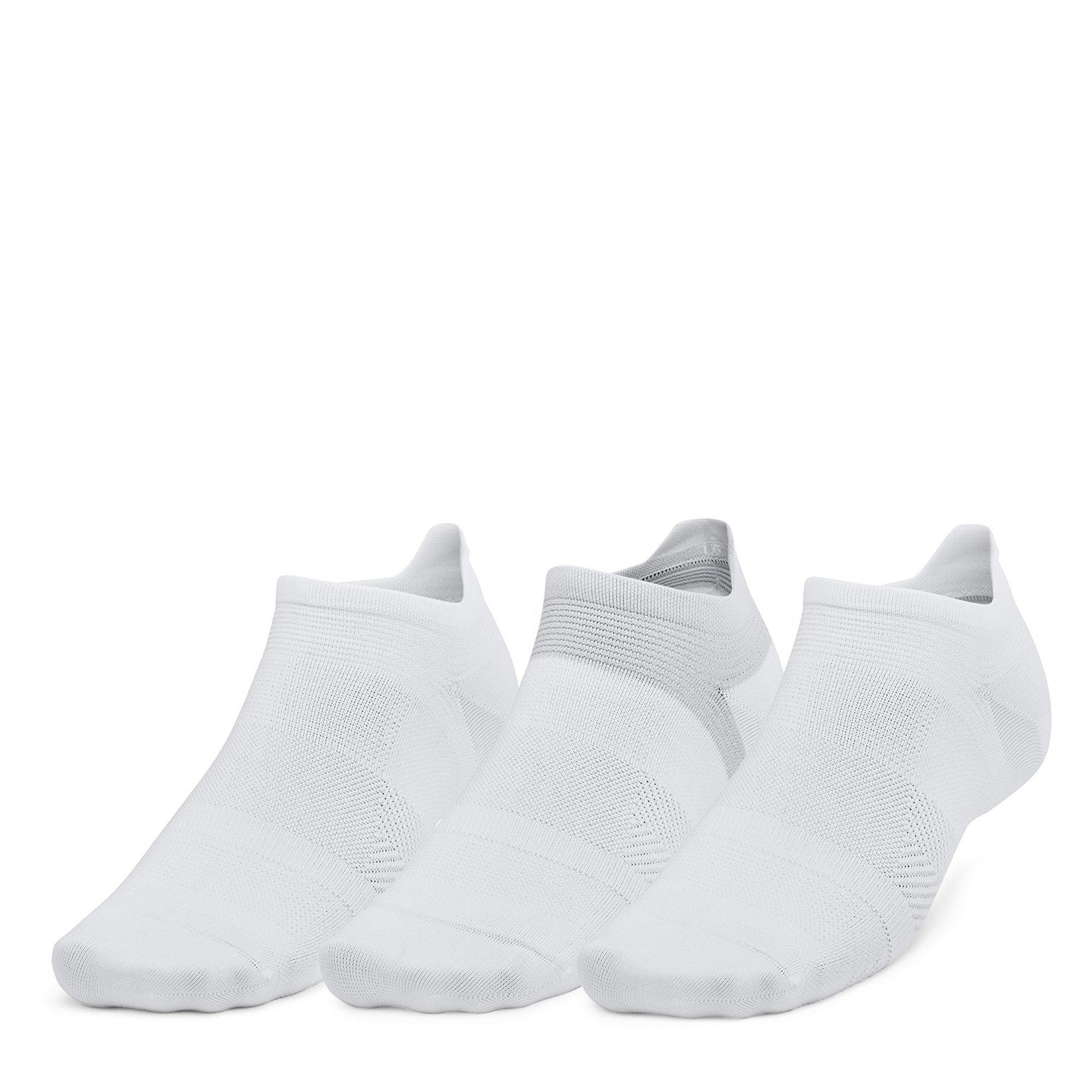 Wht/Transparent - Under Armour - Ad Run Lite 3pk Sock10 - 1