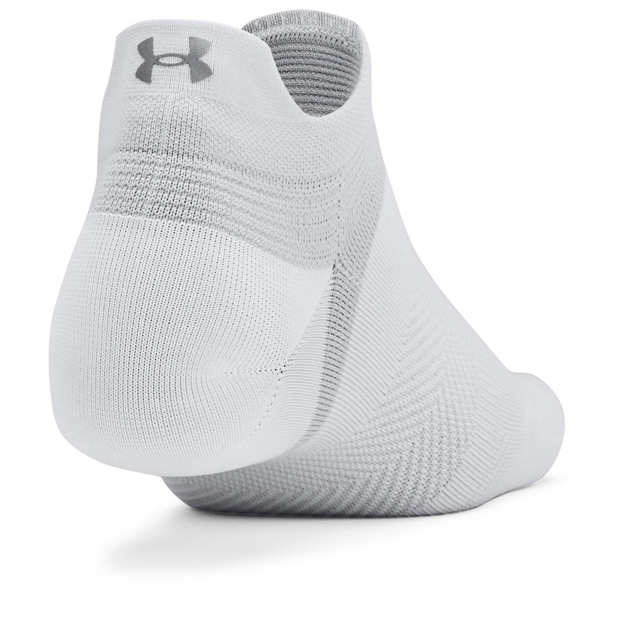 Wht/Transparent - Under Armour - Ad Run Lite 3pk Sock10 - 4