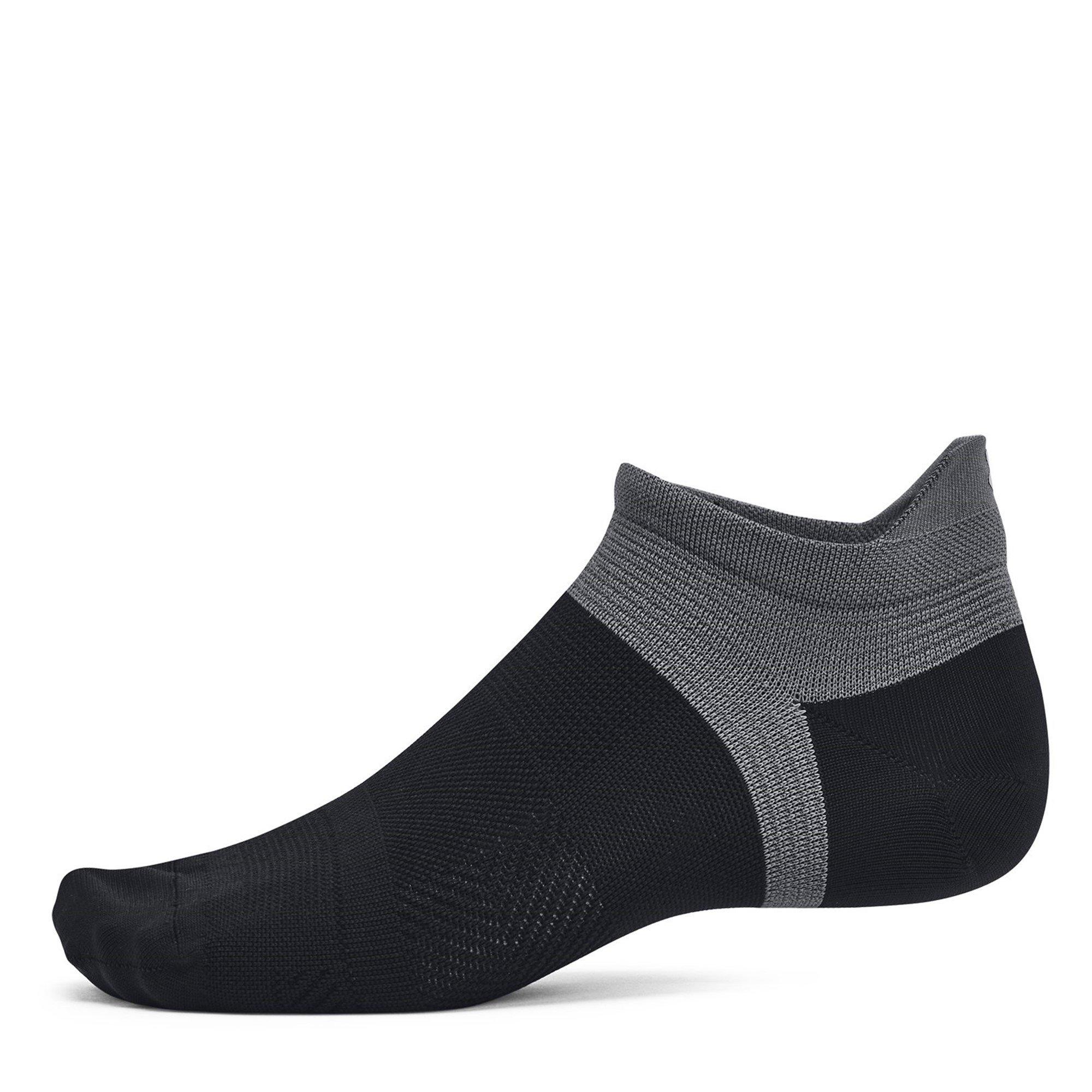 Blk/Reflective - Under Armour - Trainer Socks - 4