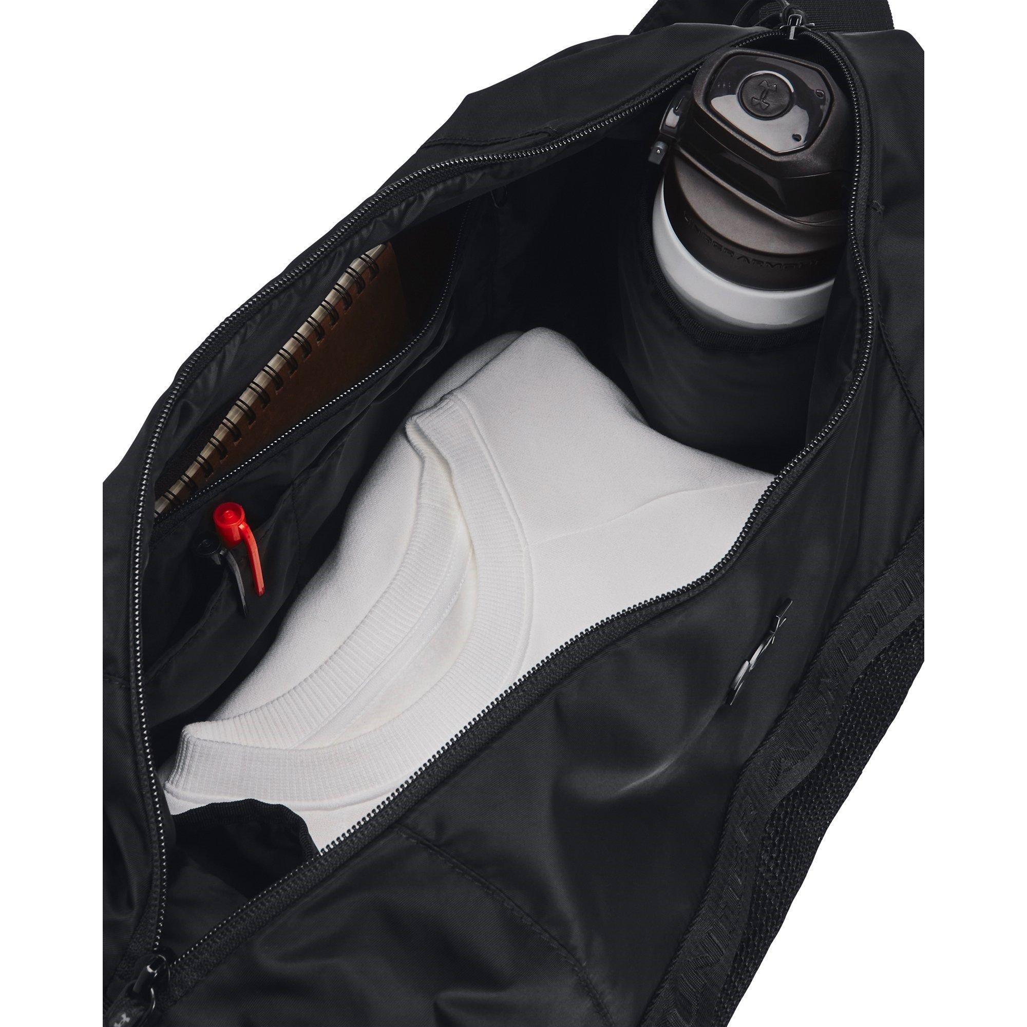 Black/Black - Under Armour - Under Studio Slouchy Duffel Bag - 5