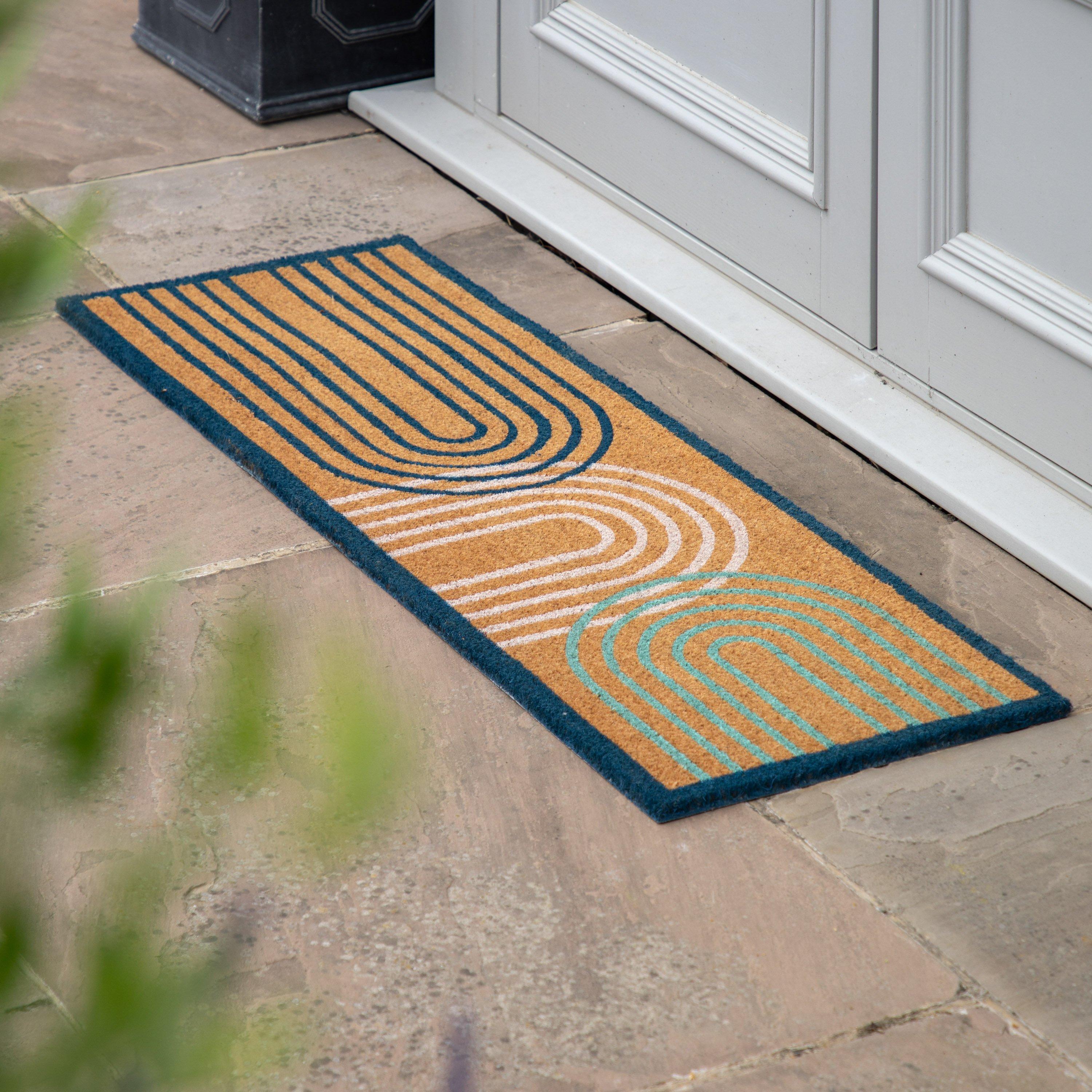 40 x 120 cm - Gallery - Ikat Arch Double Doormat - 1
