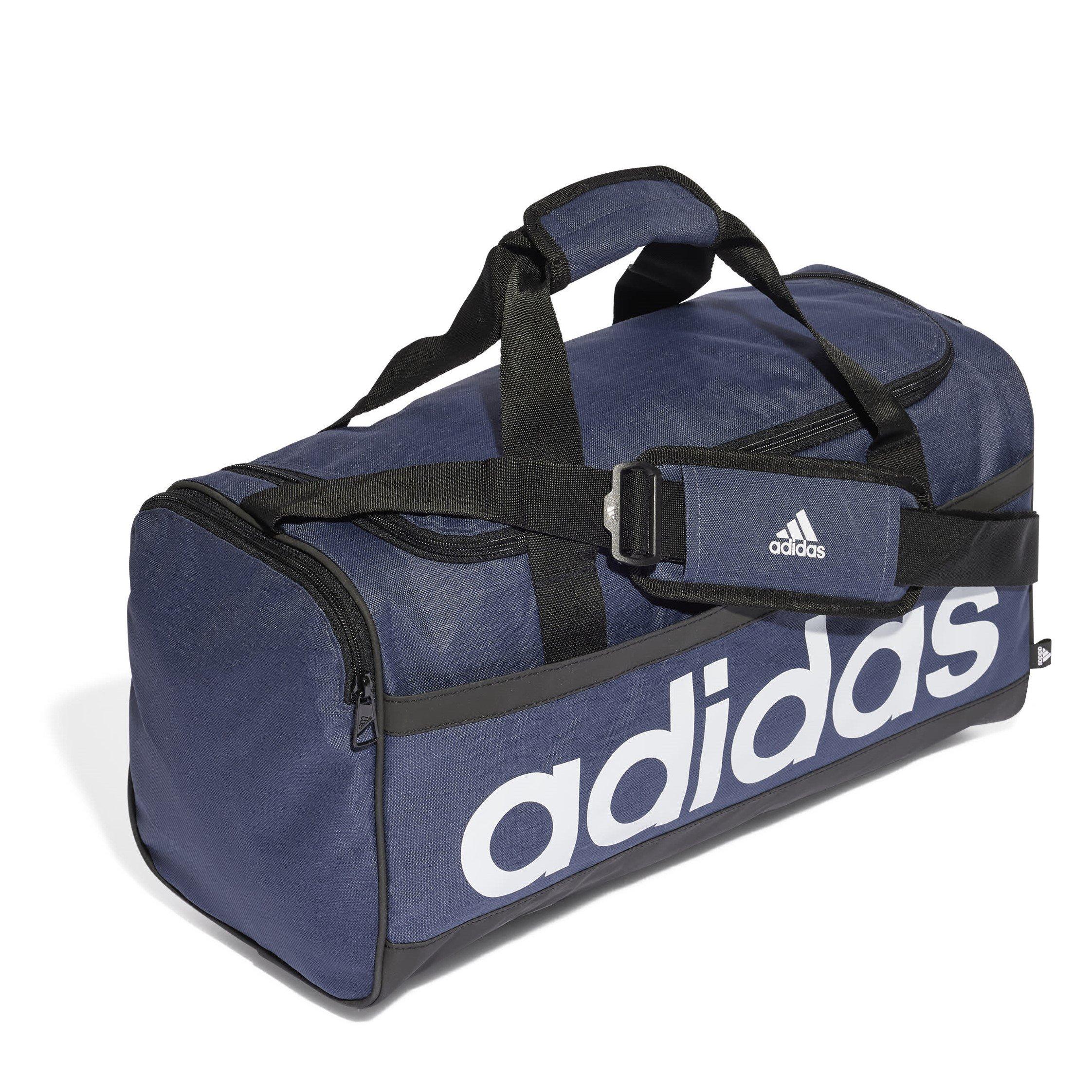 Crew Navy/White - adidas - Essentials Linear Duffle Bag Small - 3