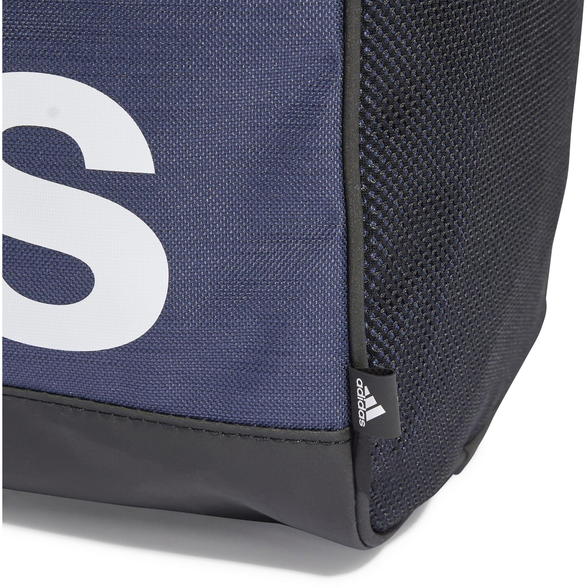 Crew Navy/White - adidas - Essentials Linear Duffle Bag Small - 6