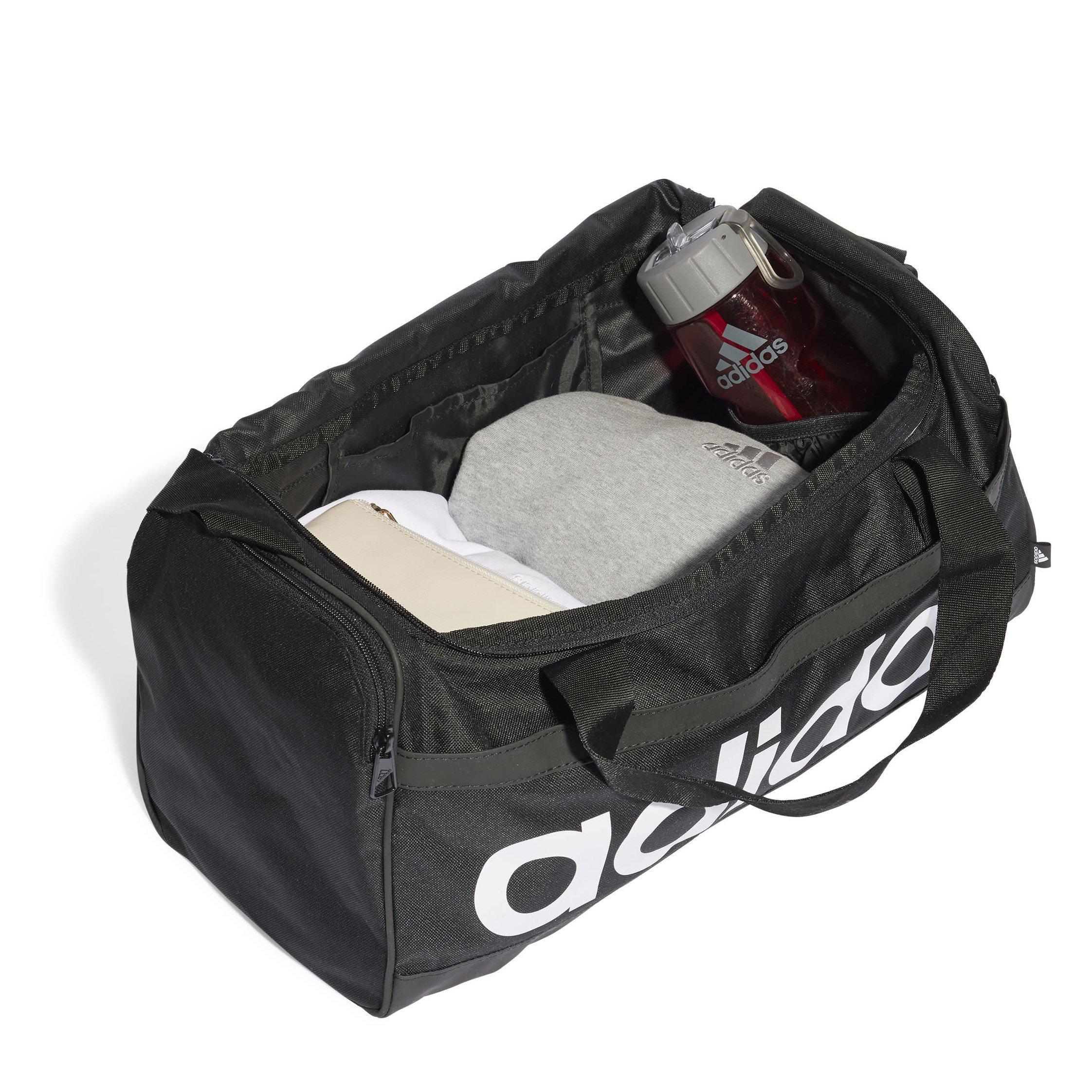 Black/White - adidas - Essentials Linear Duffle Bag Small - 4