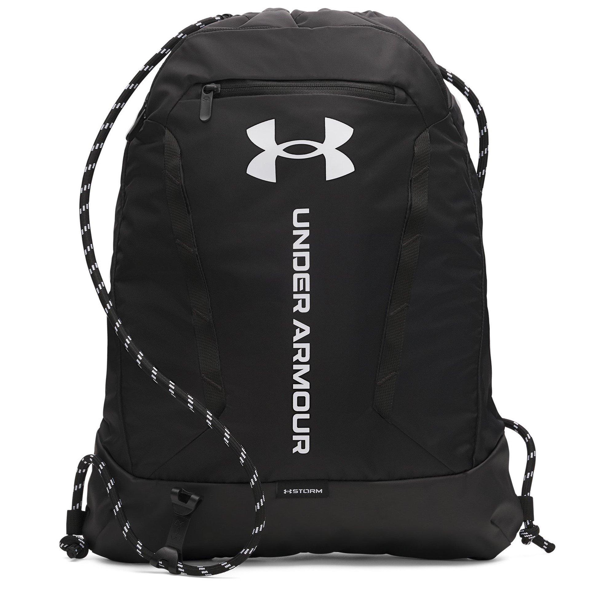Black/Blk/White - Under Armour - Gym Drawstring Bag - 1