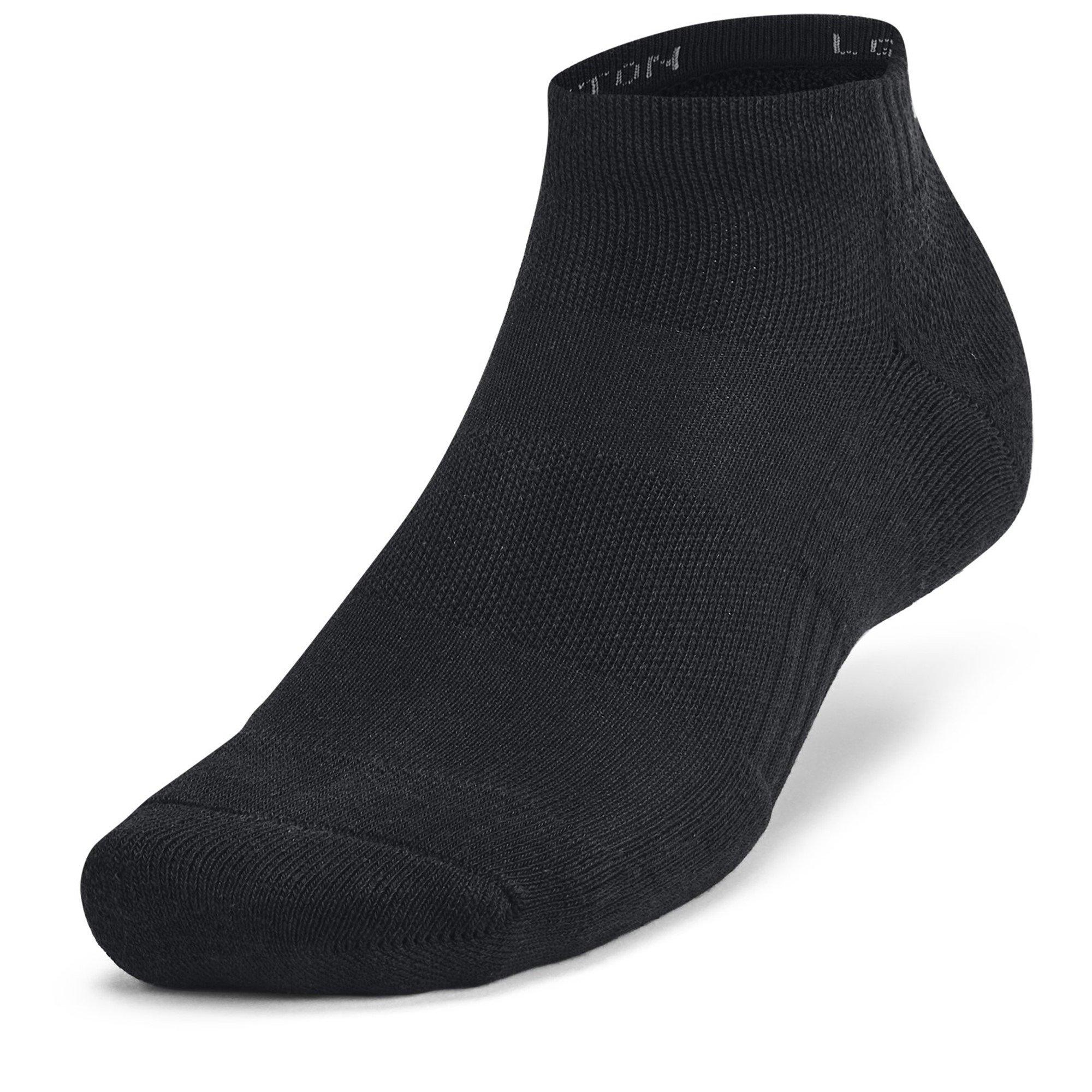 Black/Blk/White - Under Armour - Cut Trainer Socks - 2
