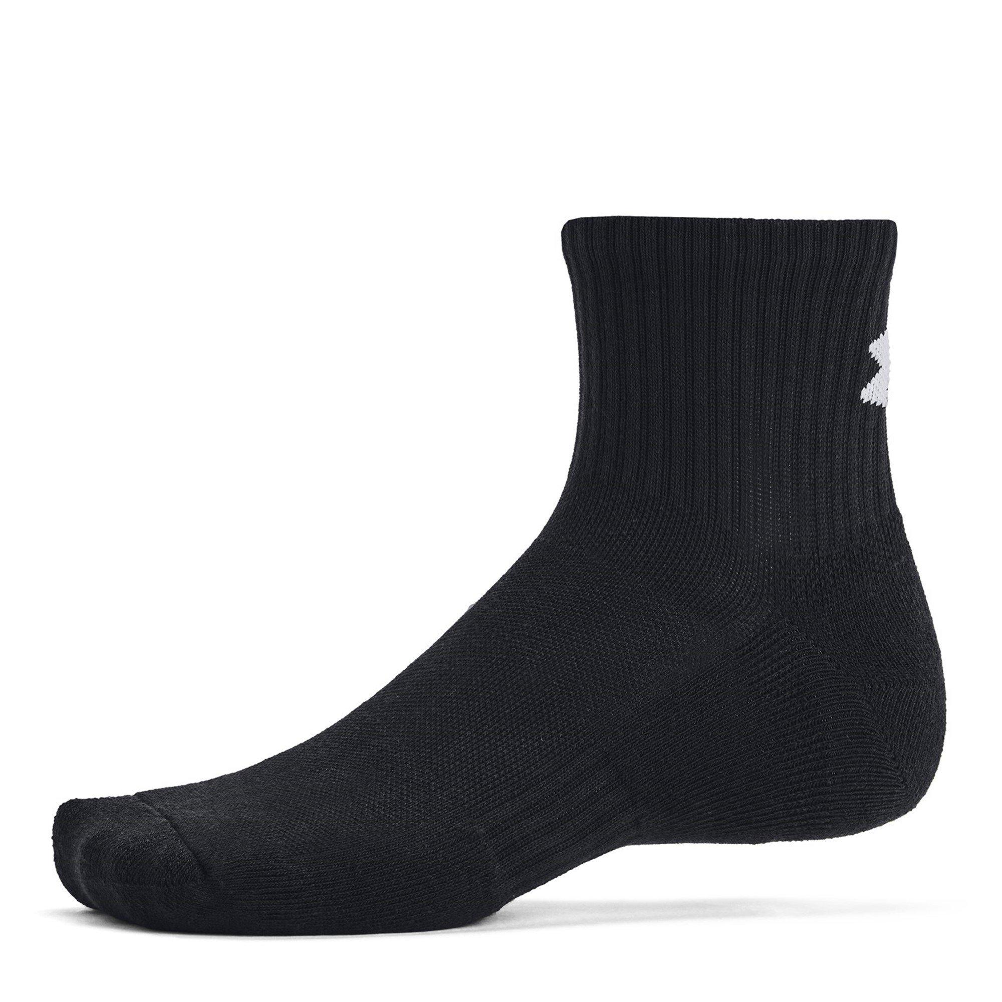 Black/Blk/White - Under Armour - Socks - 4
