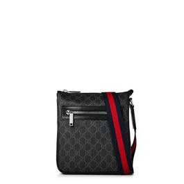 Gucci MenS Gg Cotton Cross Body Bag