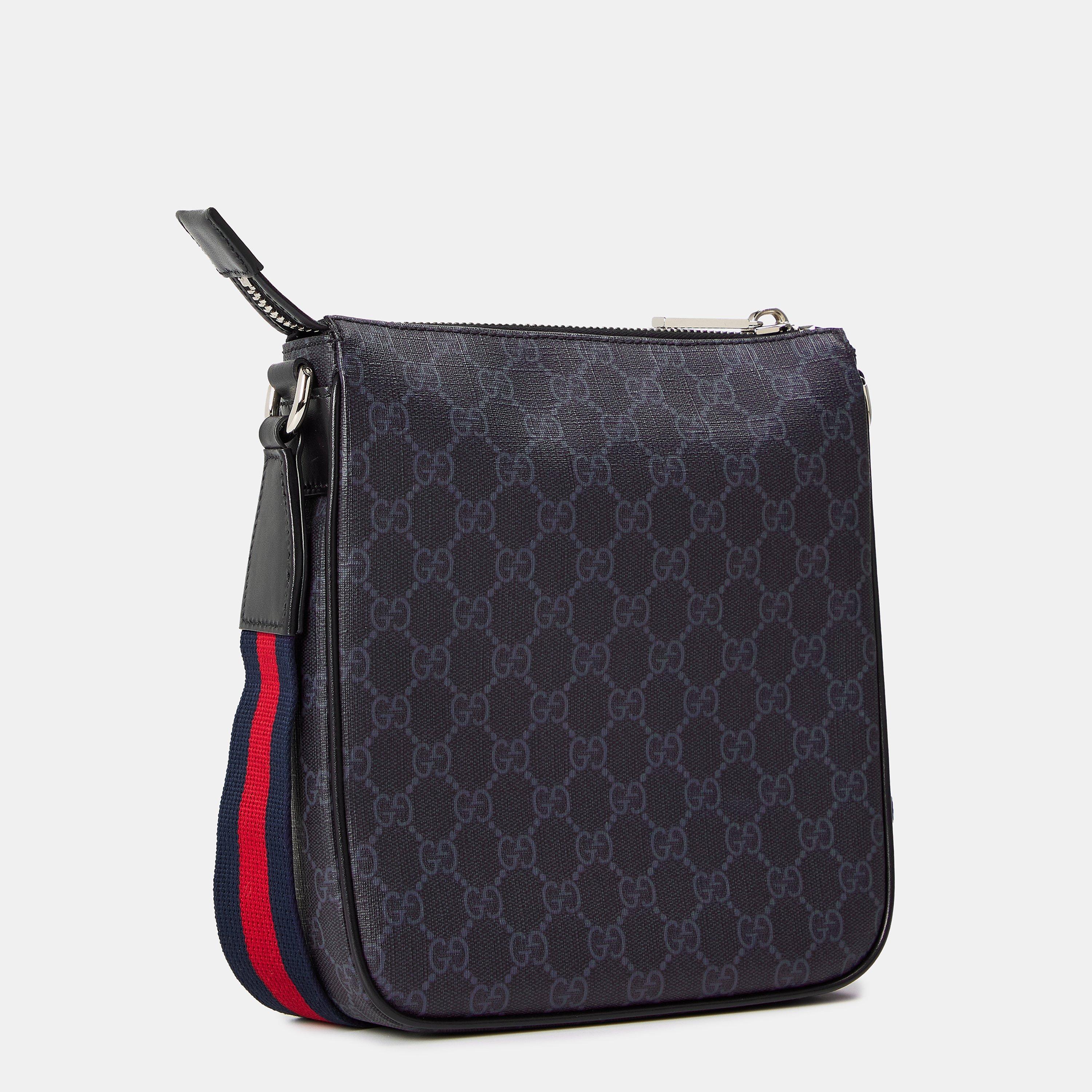 GG Black - Gucci - Men's GG Cotton Cross-Body Bag - 2