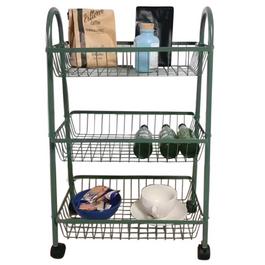 REPLOOD KLEPRO Green Trolley 3 Tier with Castors