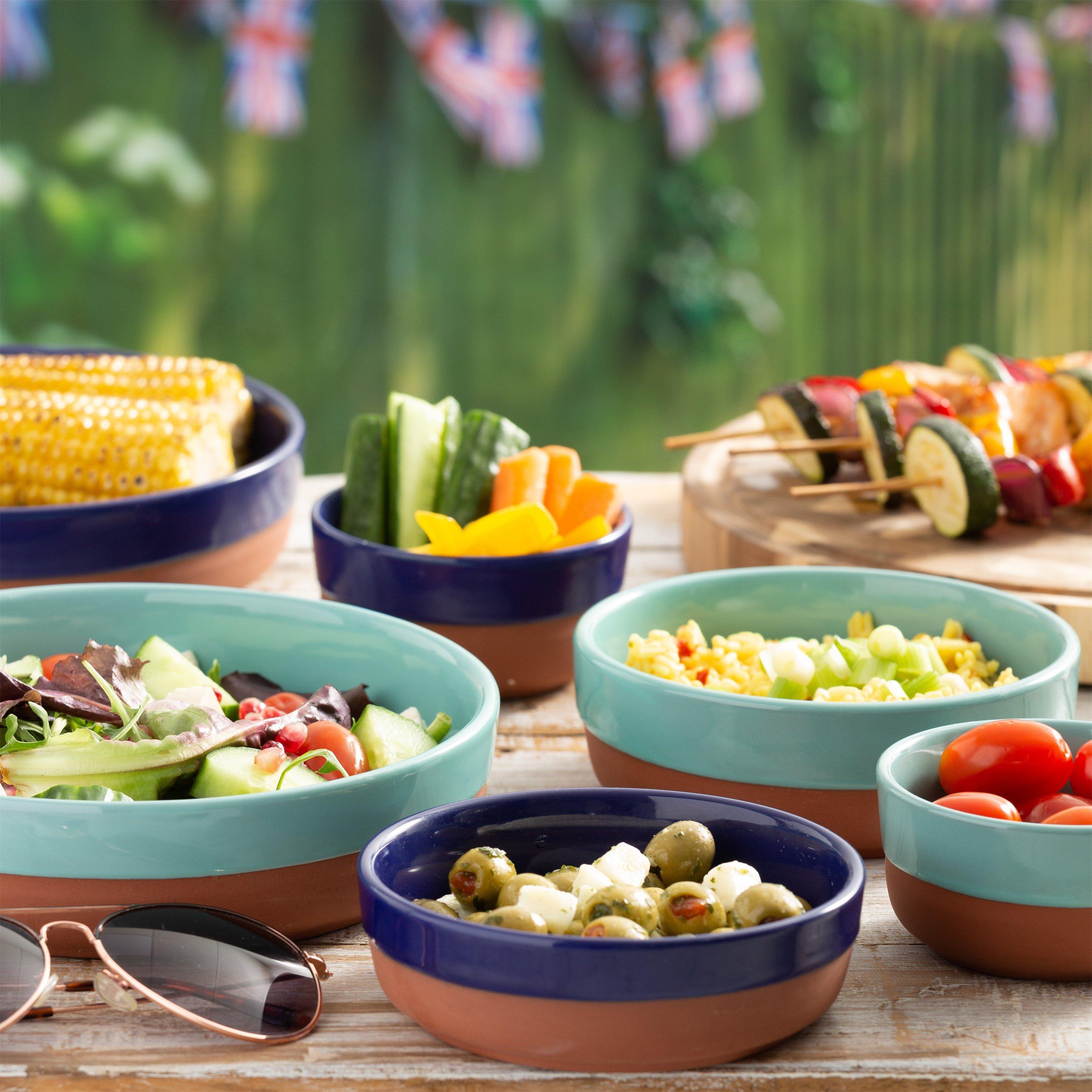 Typhoon Tapas Serving Bowl In Blue