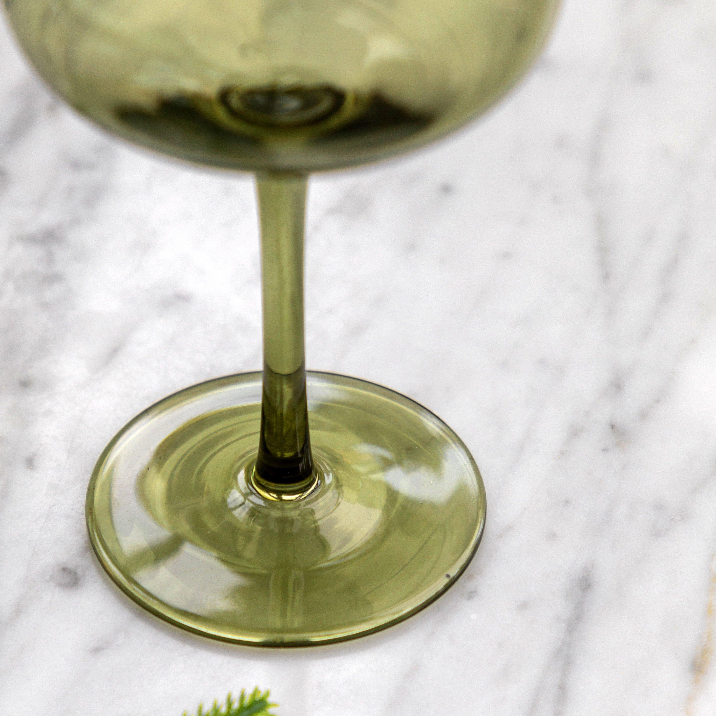 Smokey Green - Gallery - Wine Glass Smokey Green (4pk) - 2
