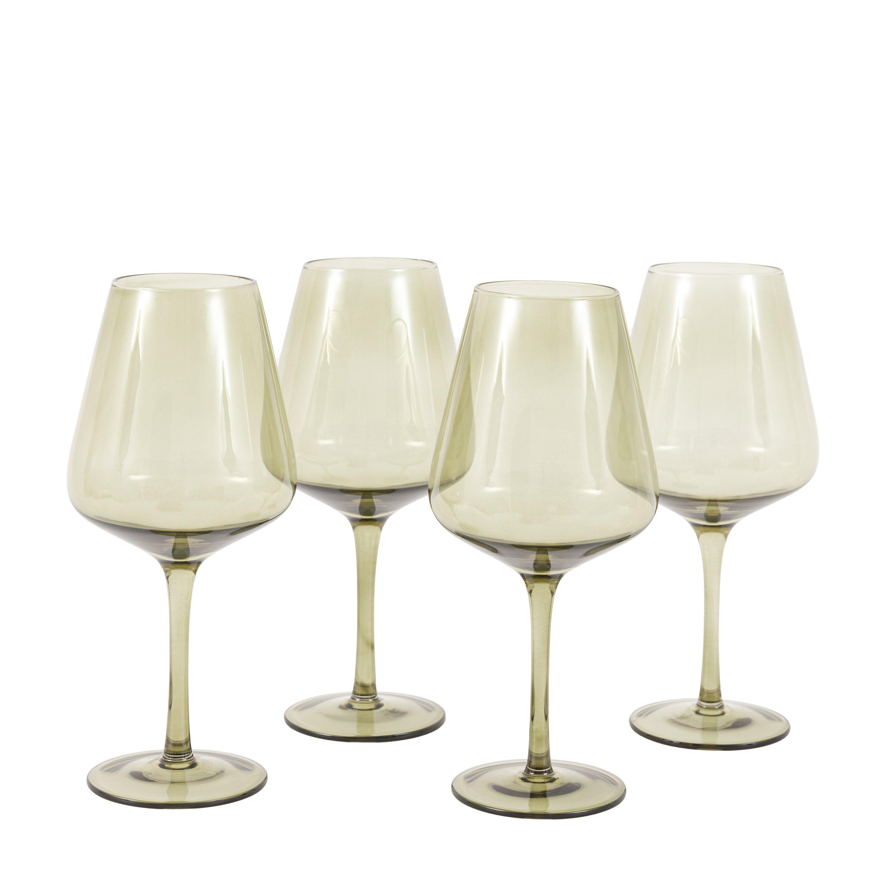 Smokey Green - Gallery - Wine Glass Smokey Green (4pk) - 4