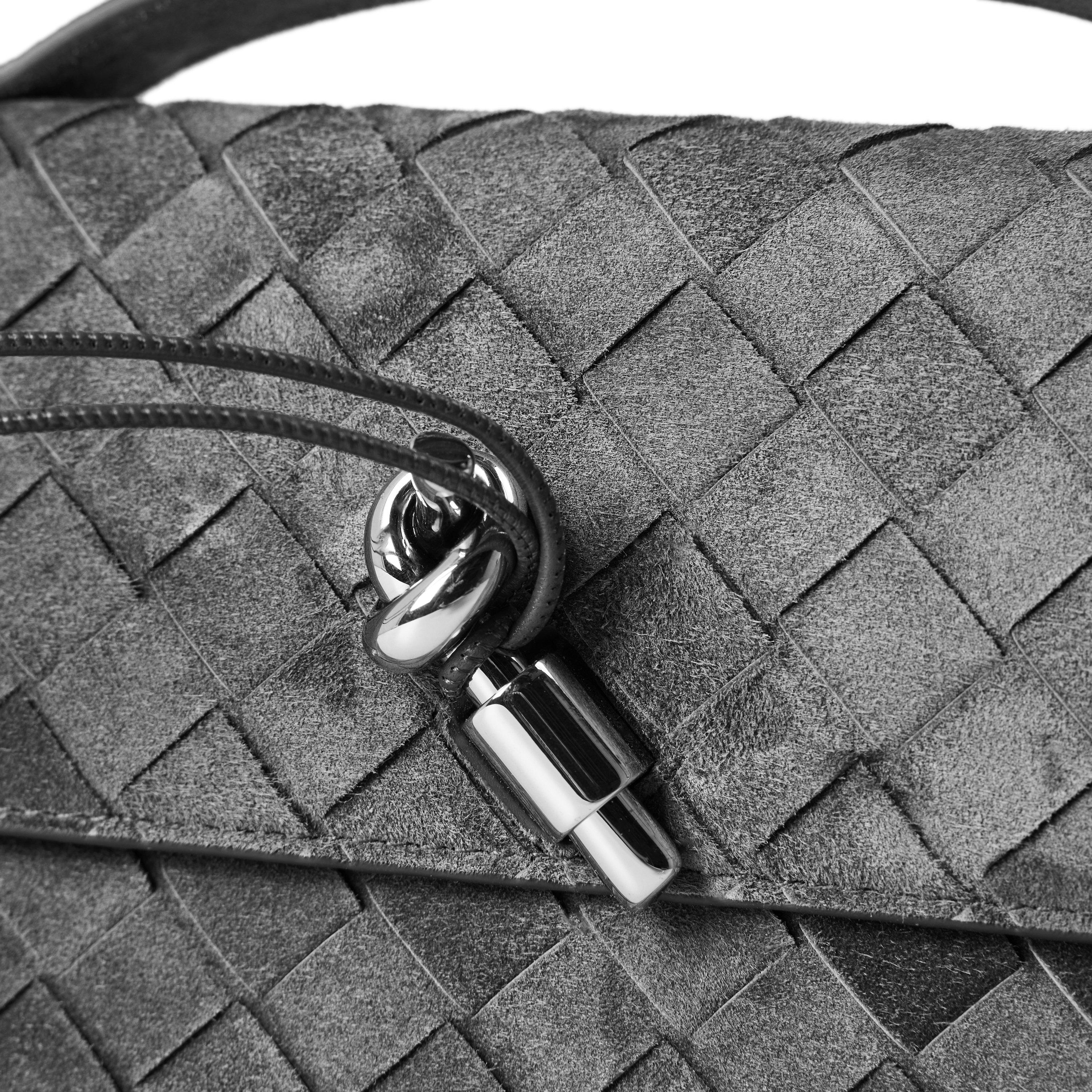 Obsidian Grey - Bottega Veneta - Andiamo Clutch - 5
