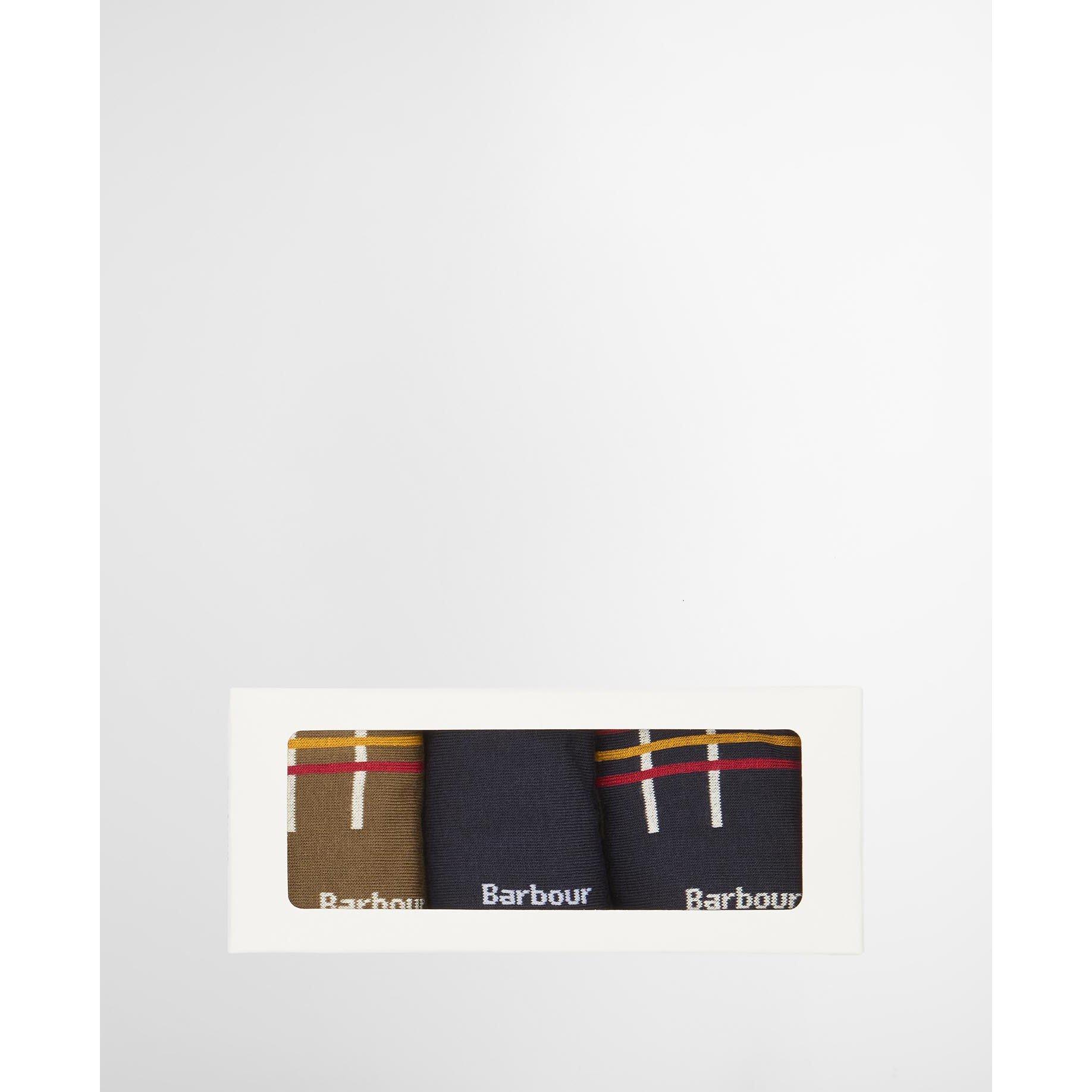 Barbour Men's Tartan Socks Gift Box - Classic Tartan