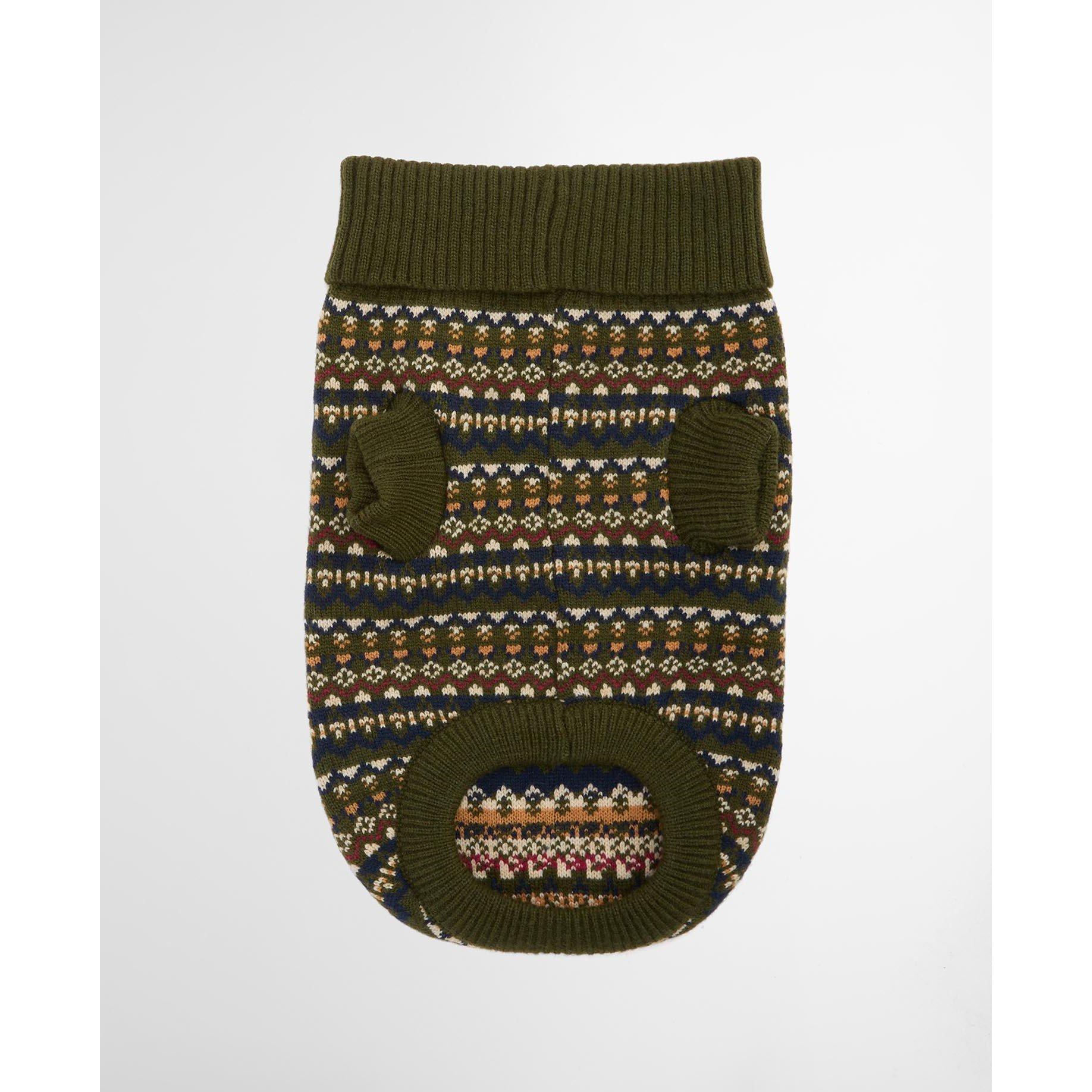 Olive - Barbour - Marlow Fair Isle Dog Jumper - 2