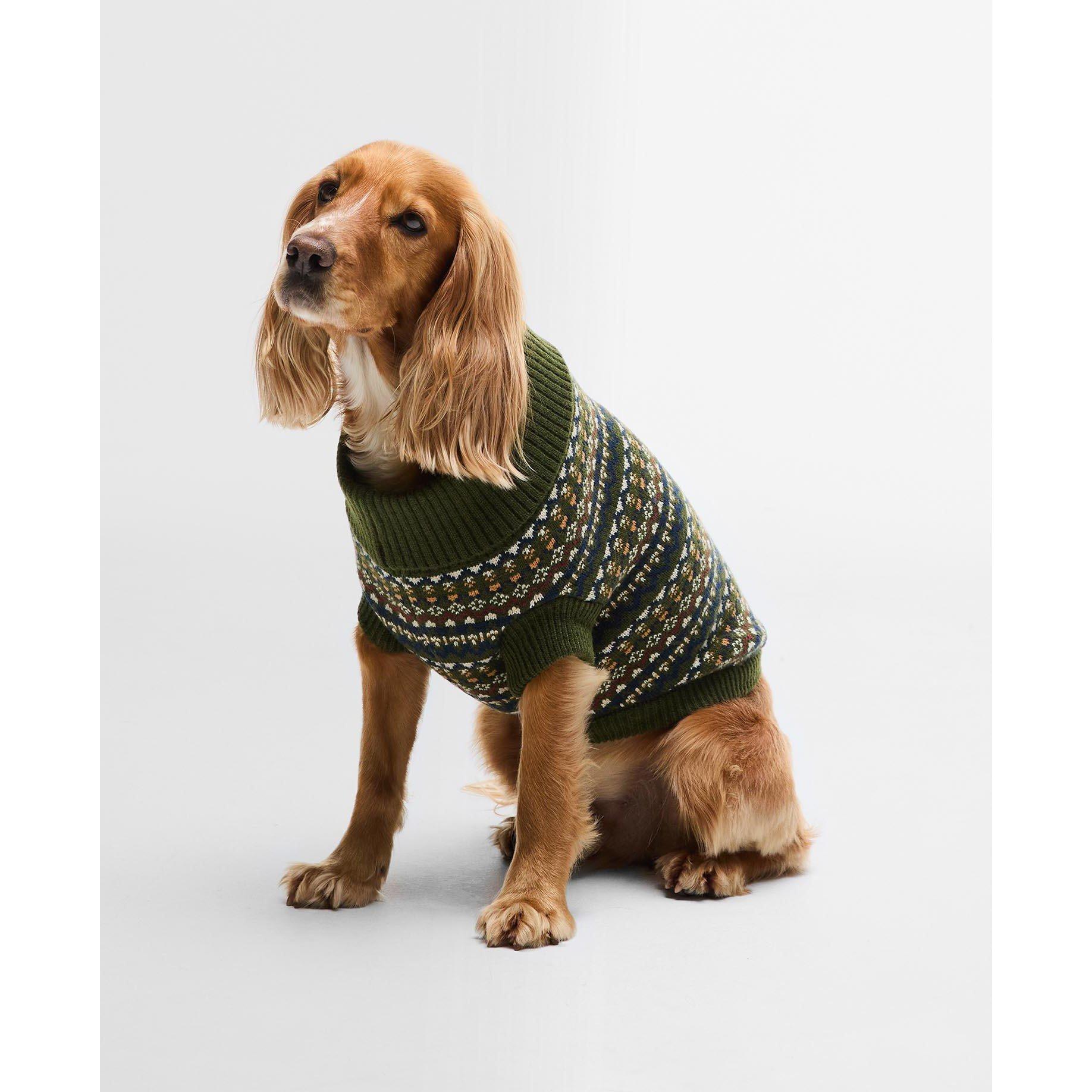 Olive - Barbour - Marlow Fair Isle Dog Jumper - 4