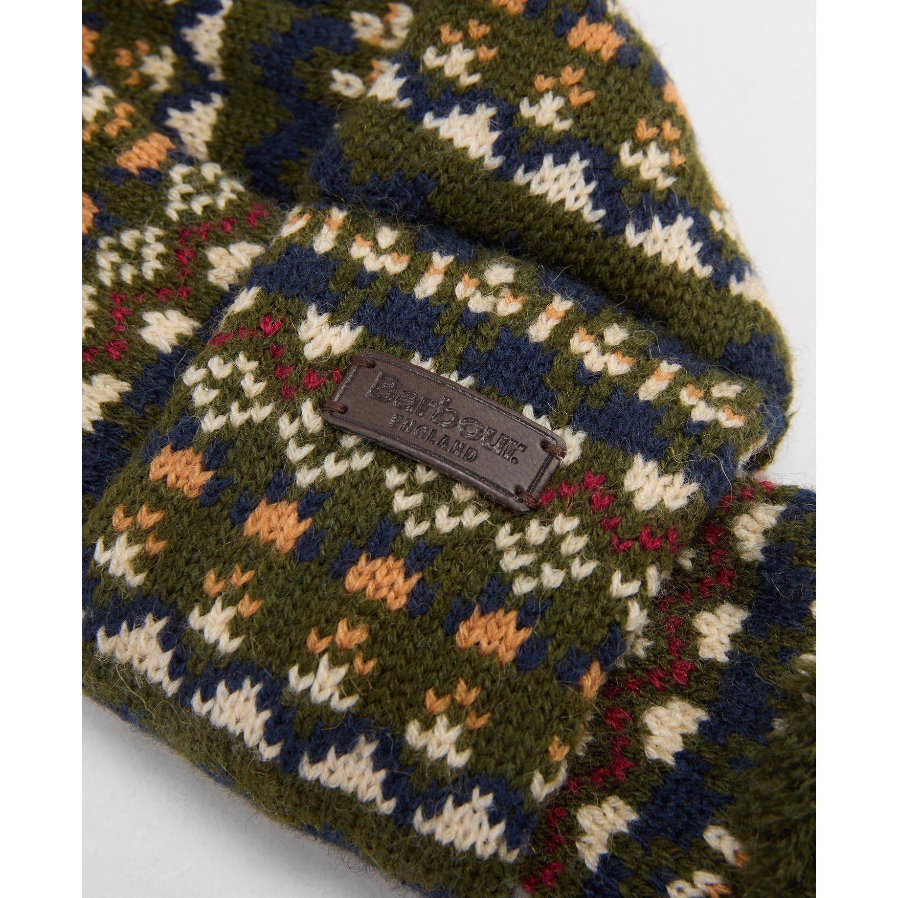 Olive - Barbour - Marlow Fair Isle Dog Scarf - 2