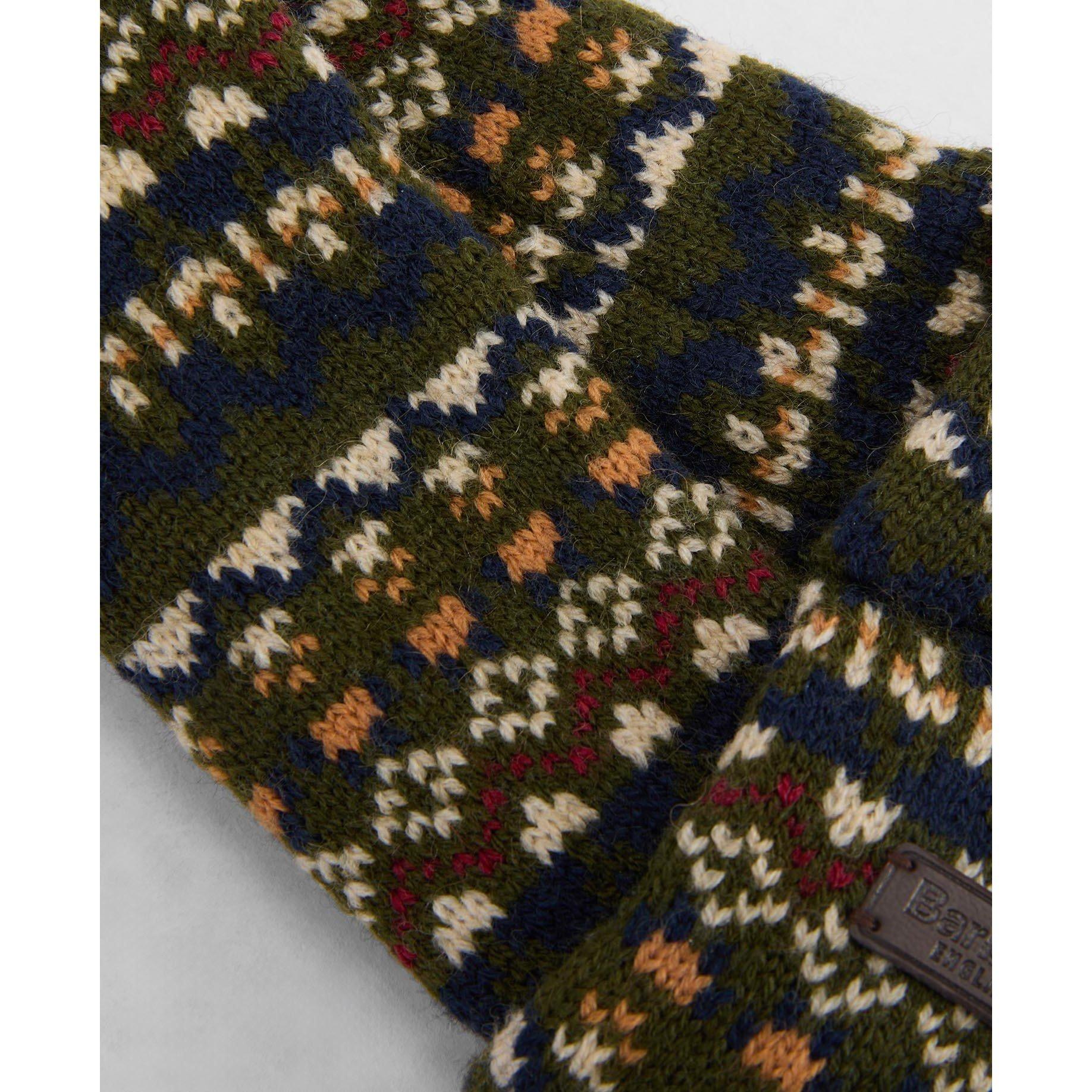 Olive - Barbour - Marlow Fair Isle Dog Scarf - 3