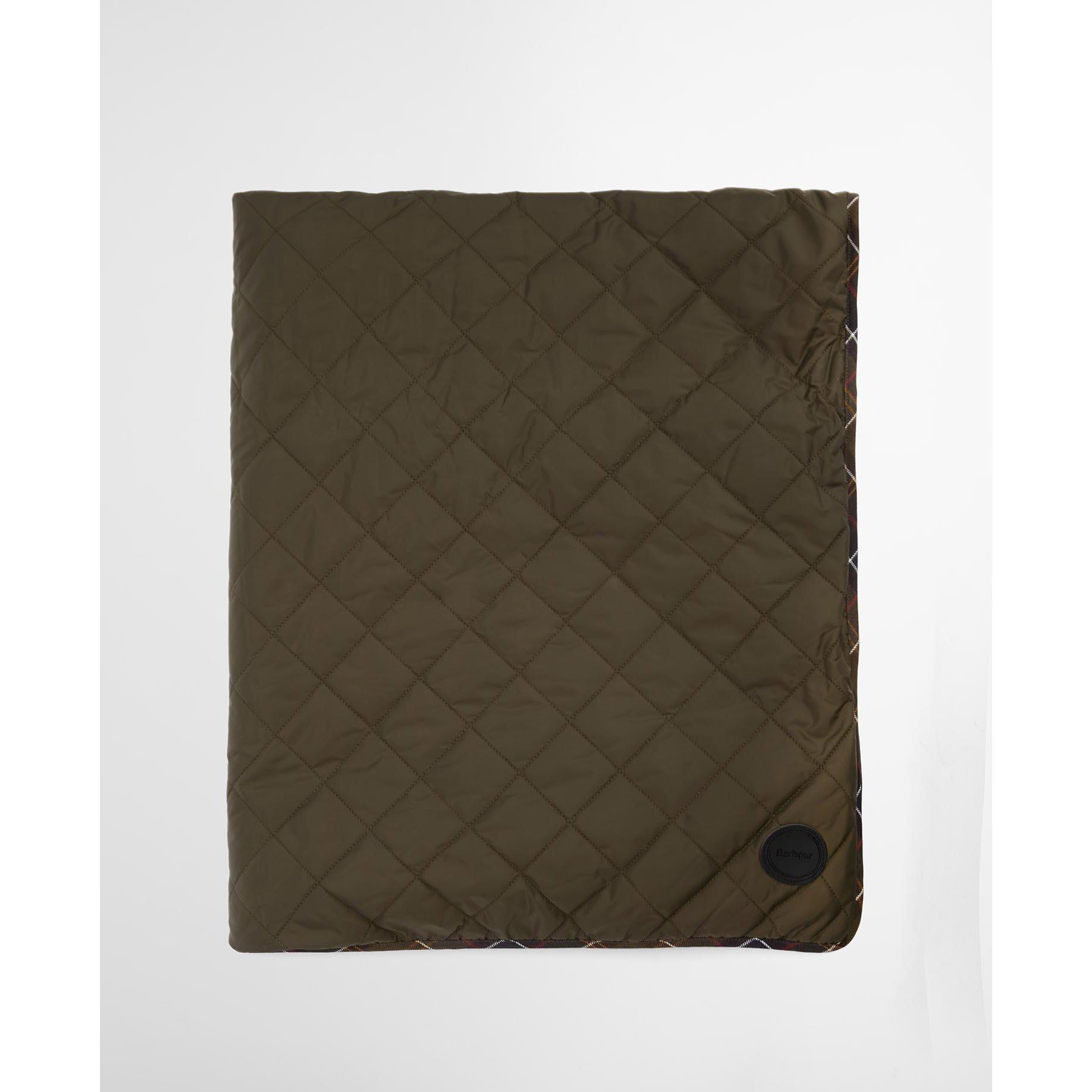 Barbour  Dog Quilt & Fleece Blanket - Olive