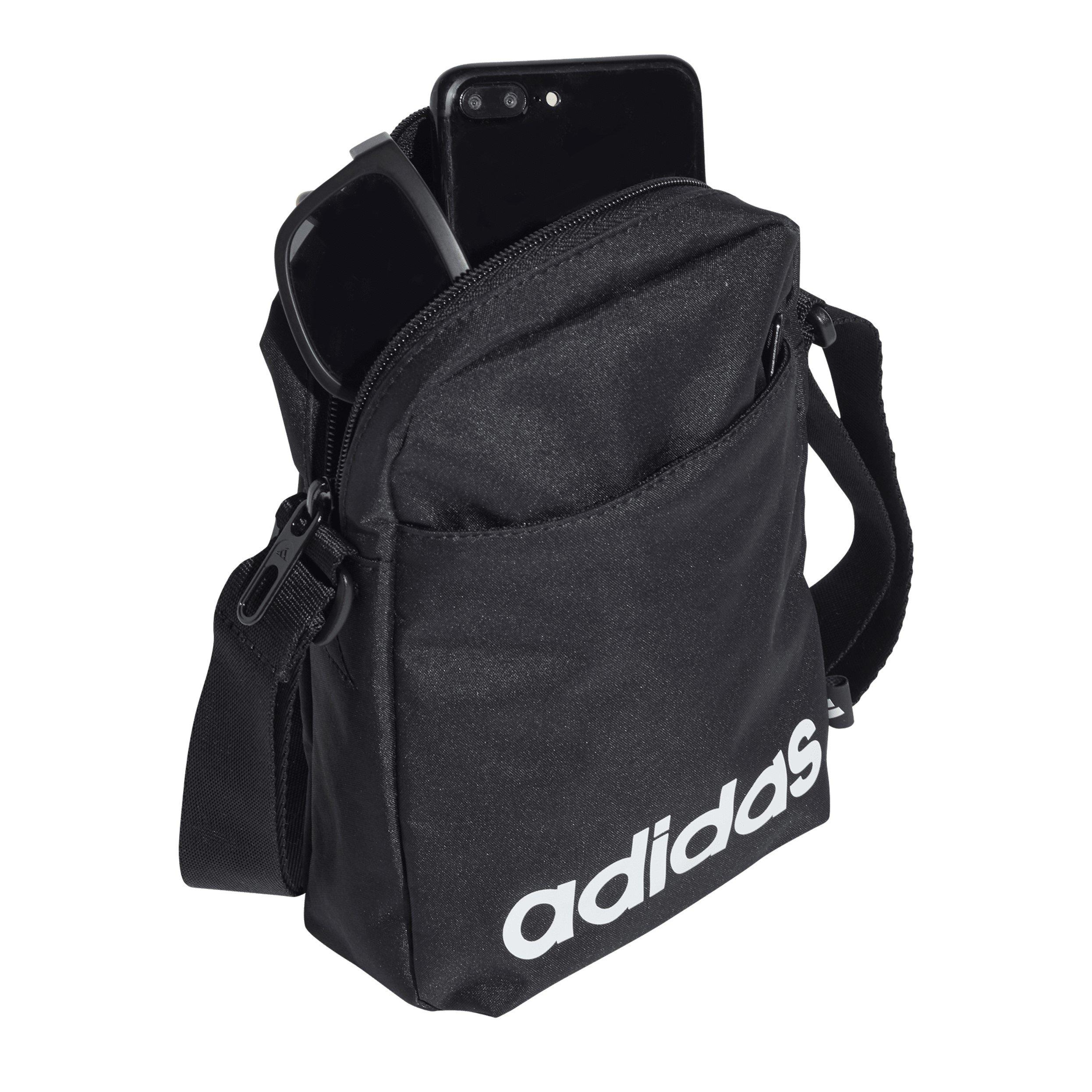Black/White - adidas - Essentials Linear Bag Organiser - 4