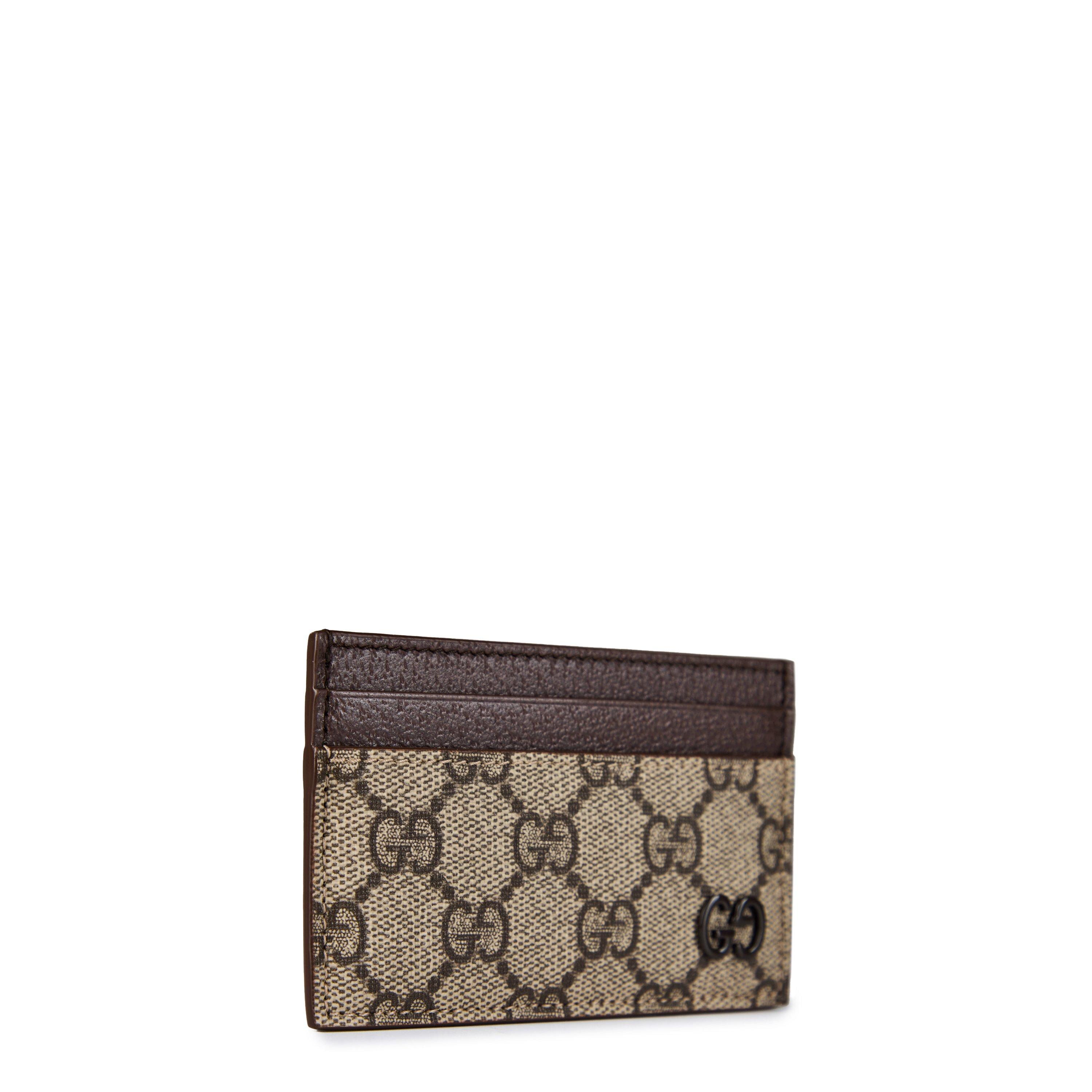 Beige - Gucci - Men's GG Monogram Canvas Card Holder - 3