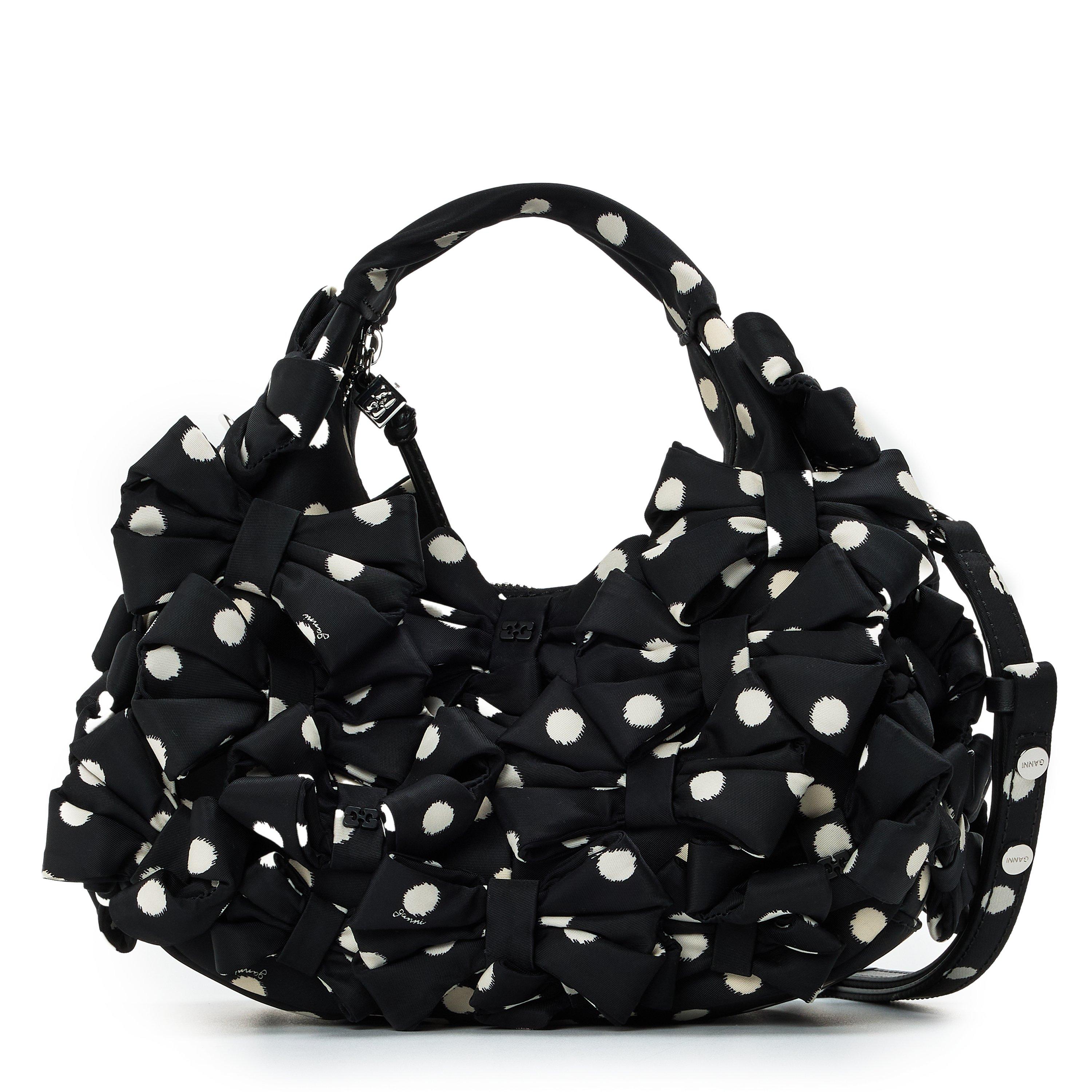 Black - Ganni - Ganni Hobo Mini Ld61 - 1