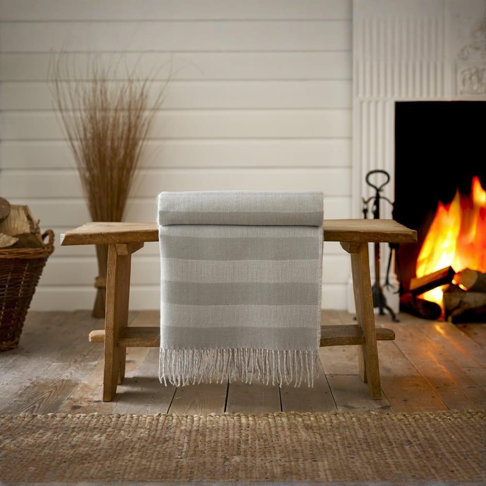 Cream/Grey - The Lyndon Company - Elgin Sofa Throw