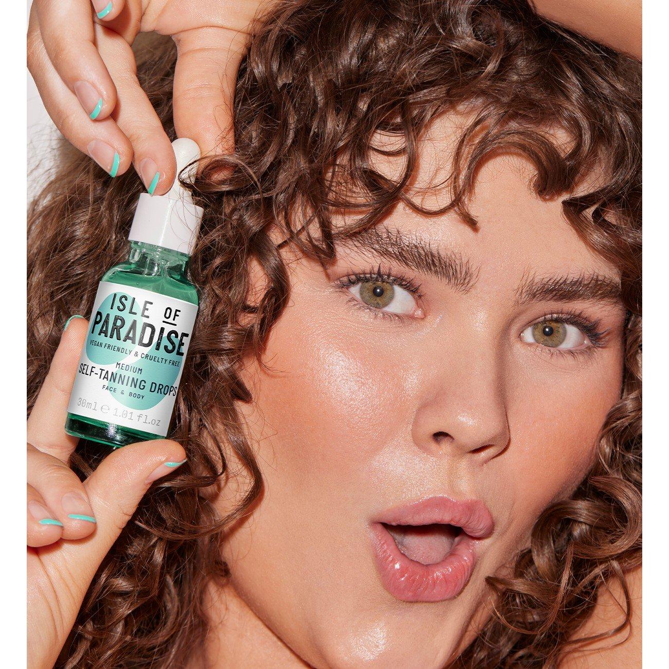 Medium - Isle of Paradise - Self Tan Drops - 4
