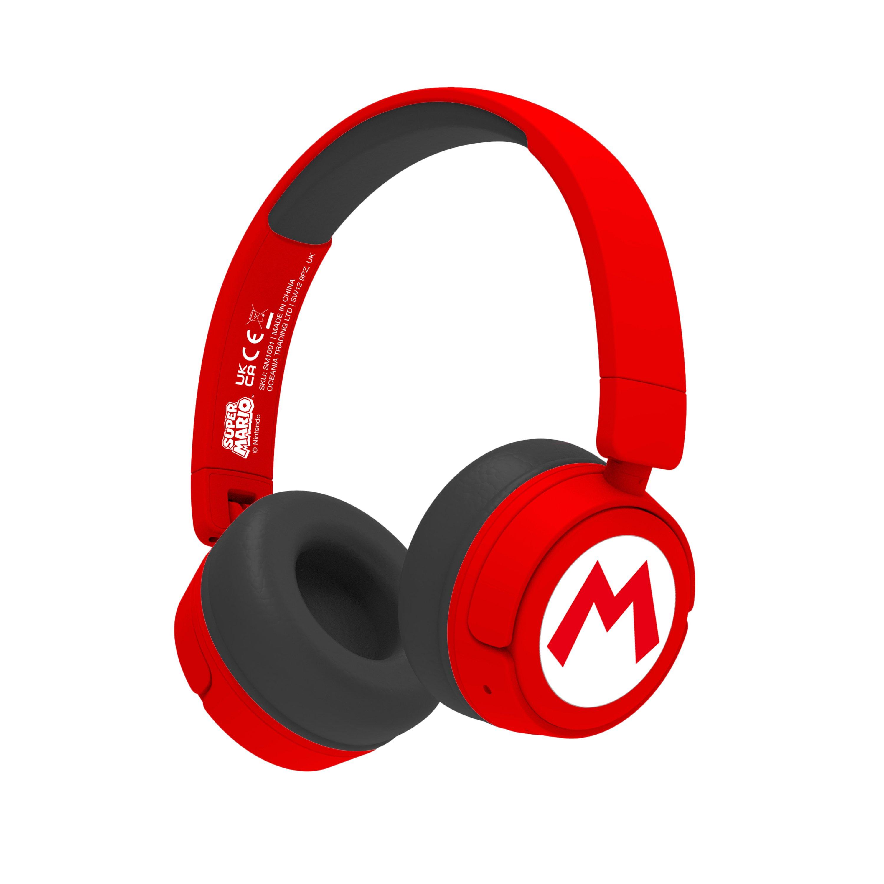 Aucun - Super Mario - Logo Adjustable Wireless Over-ear Headphones - 1