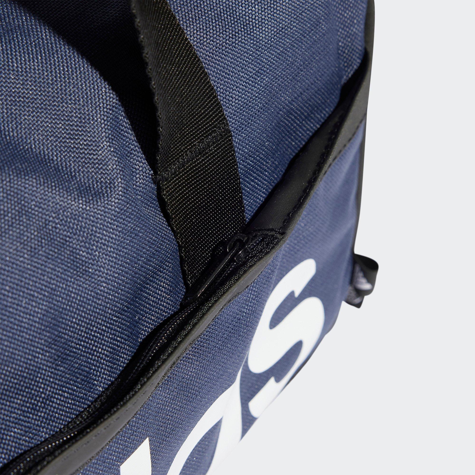 Navy/Blk/White - adidas - Essentials Linear Extra Small Duffle Bag - 6