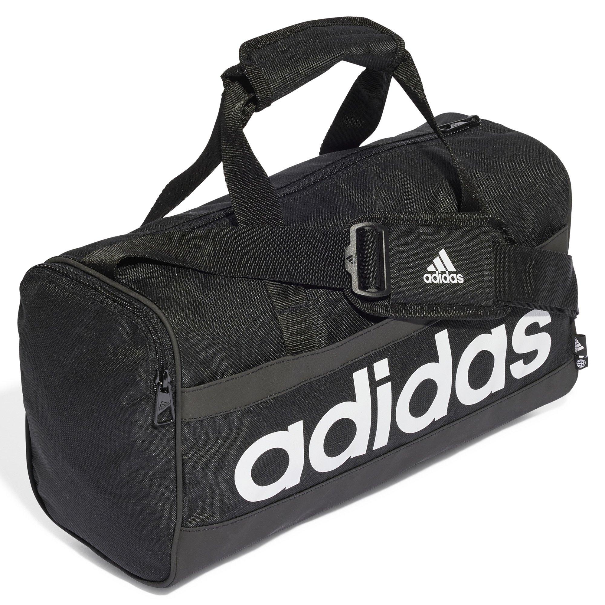 Black/White - adidas - Essentials Linear Extra Small Duffle Bag - 3