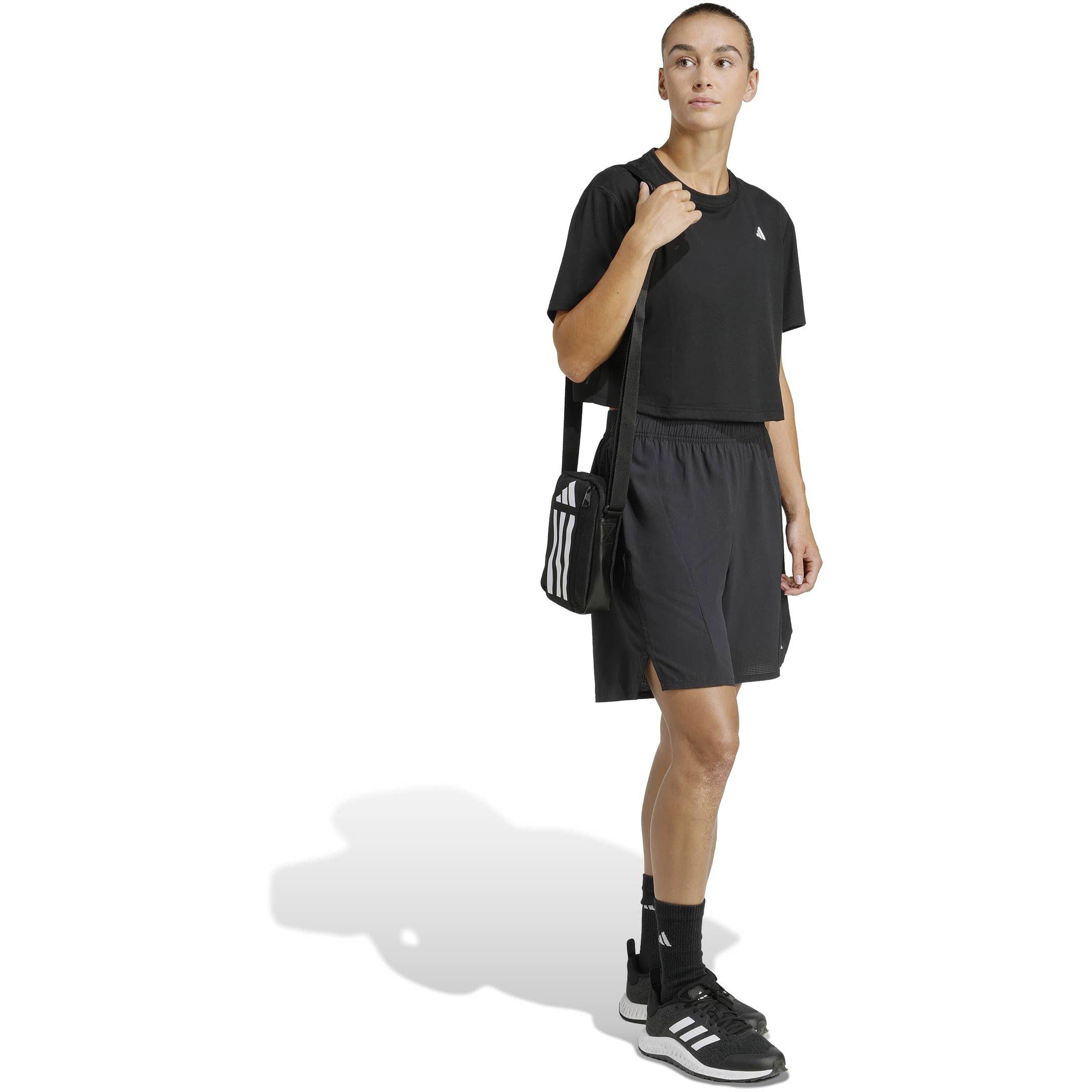 Black/White - adidas - Essential Training Shoulder Bag - 7