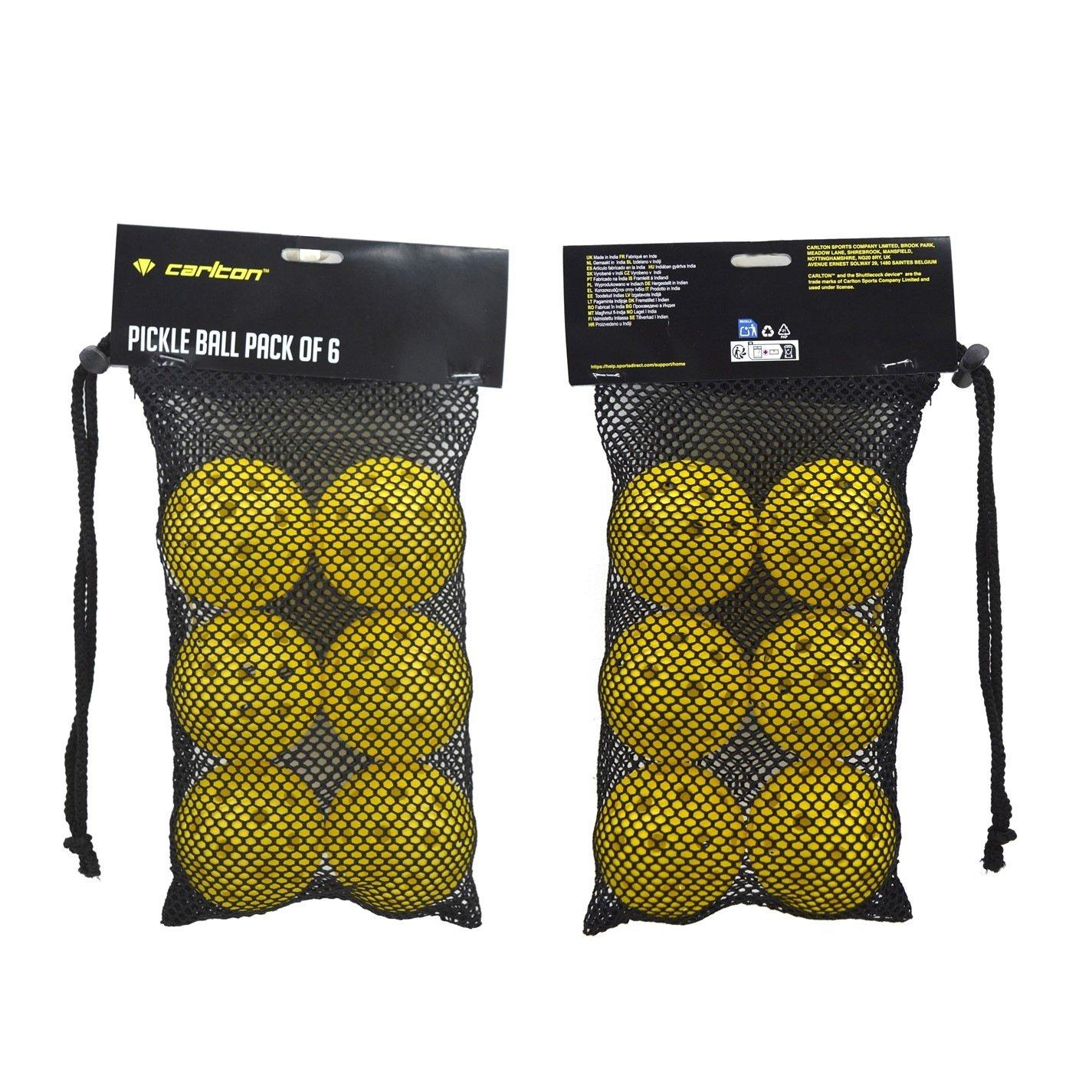Yellow - Carlton - Pickleball Pack Of 6 - 1
