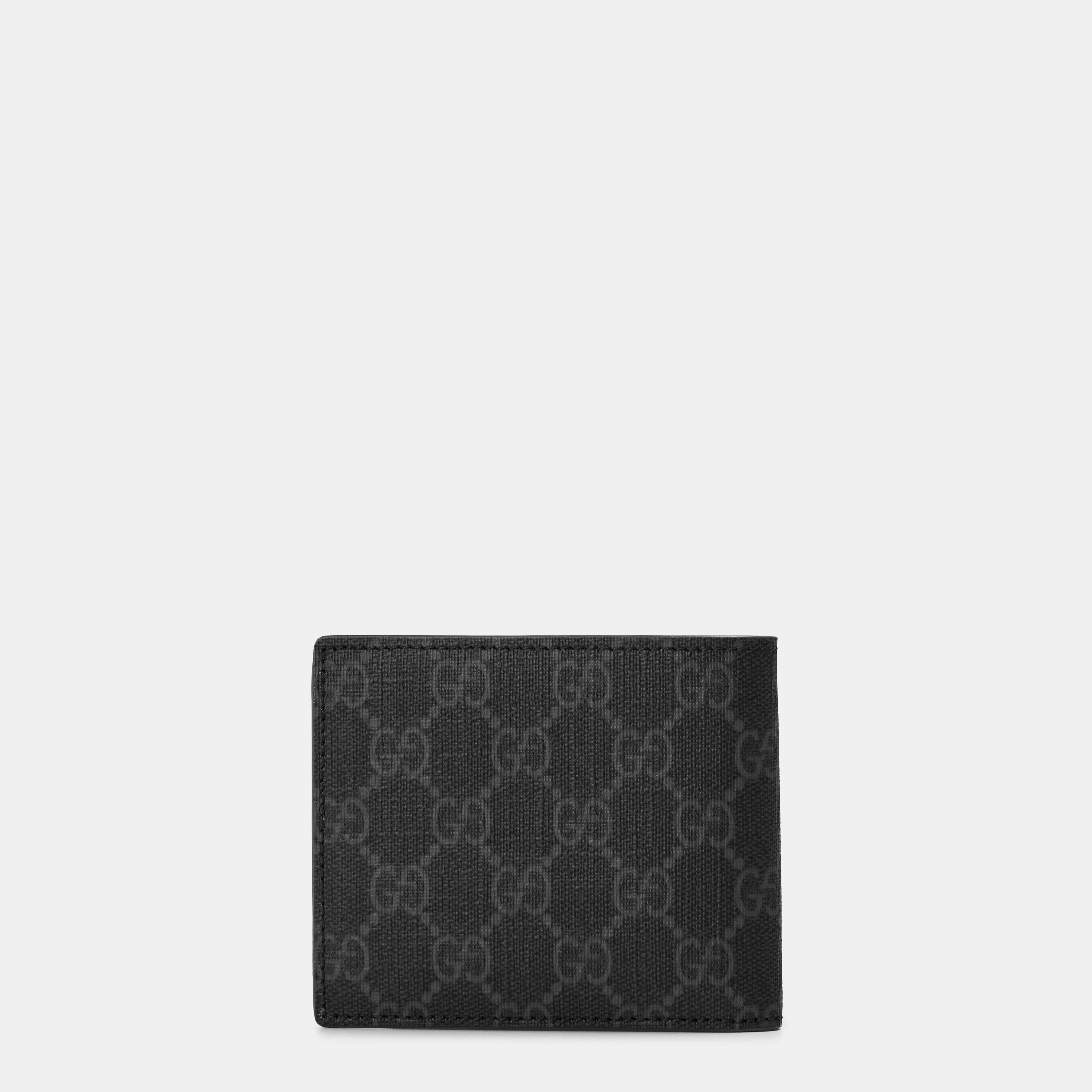 Steel/Black - Gucci - Men's Canvas GG Wallet - 2
