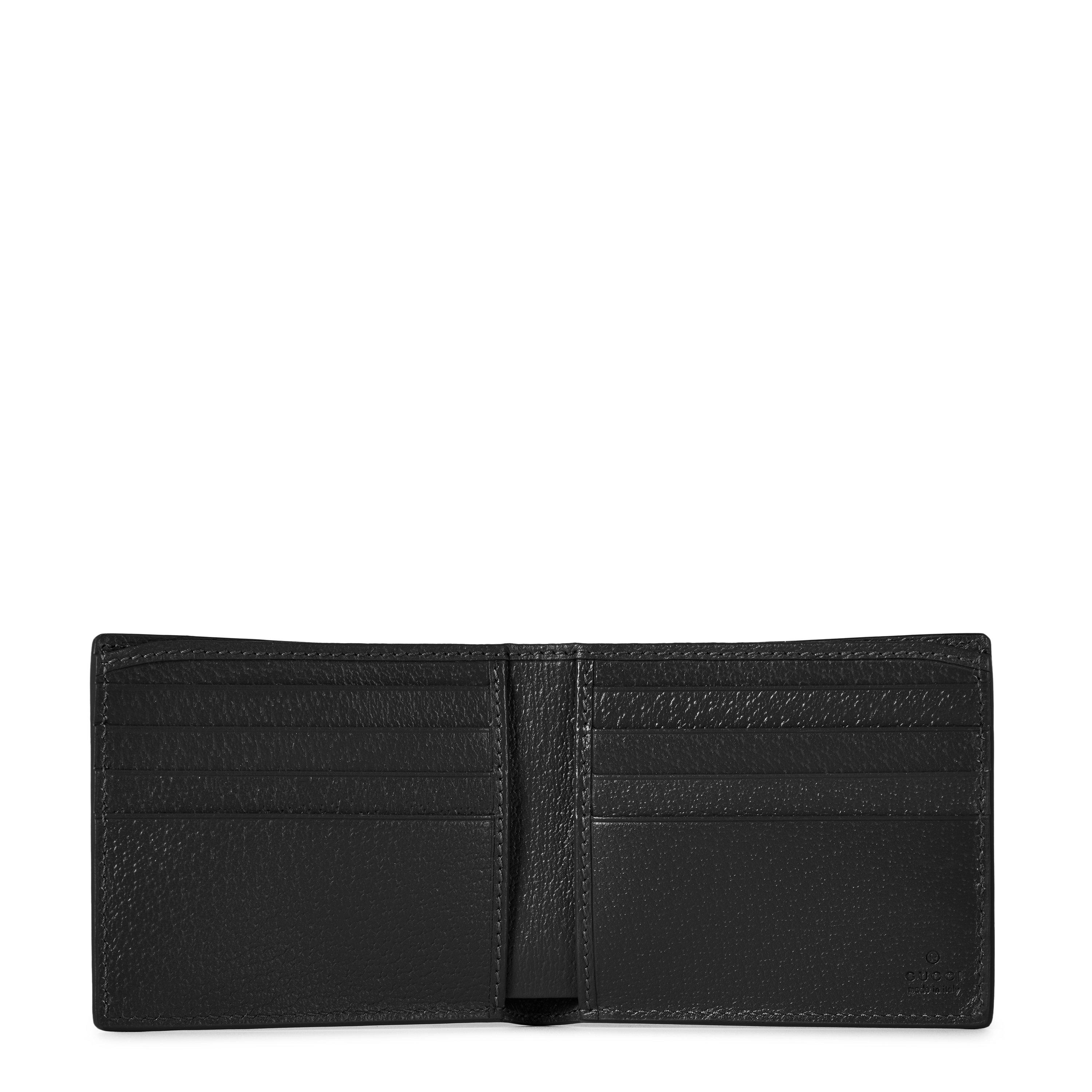 Steel/Black - Gucci - Men's Canvas GG Wallet - 4