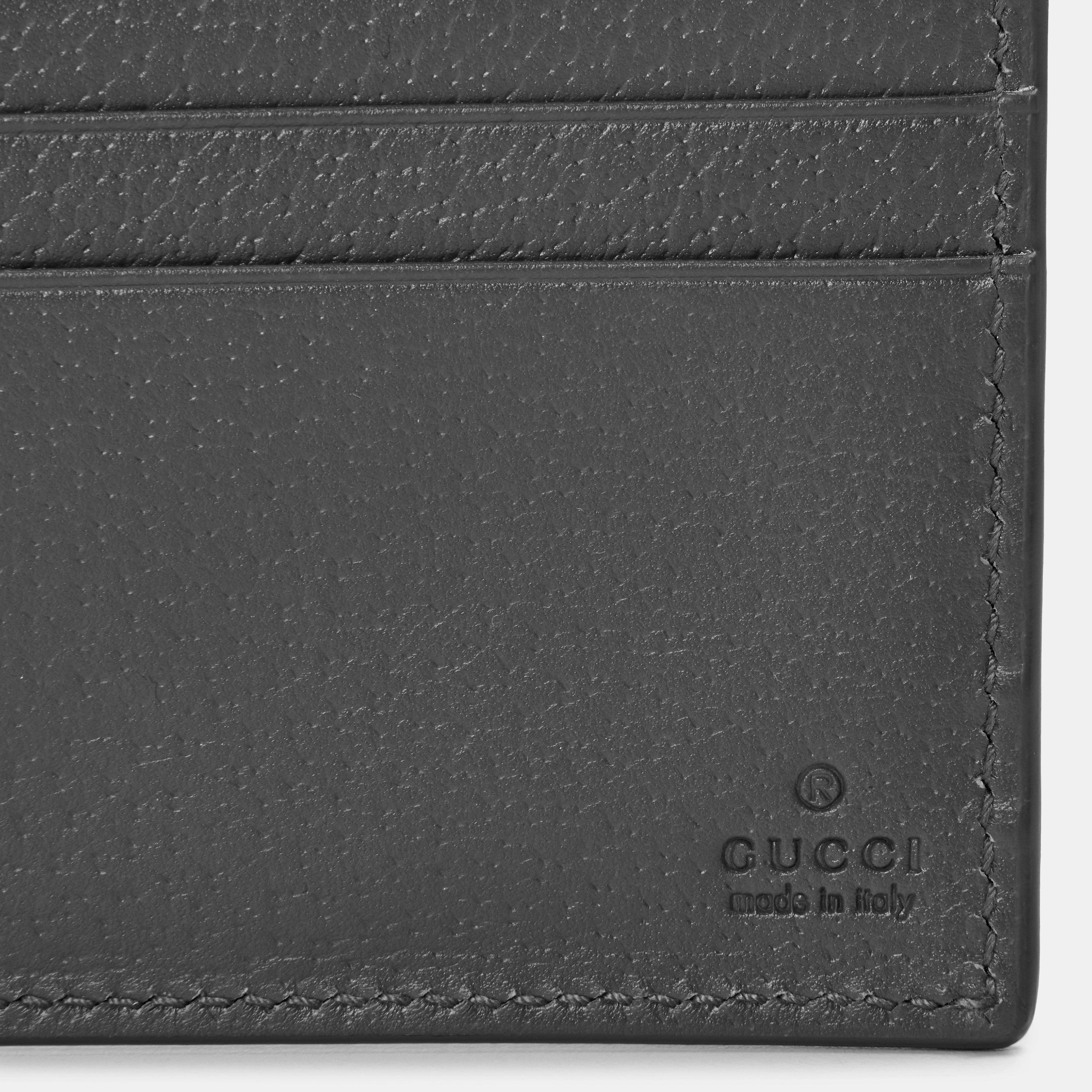 Steel/Black - Gucci - Men's Canvas GG Wallet - 5