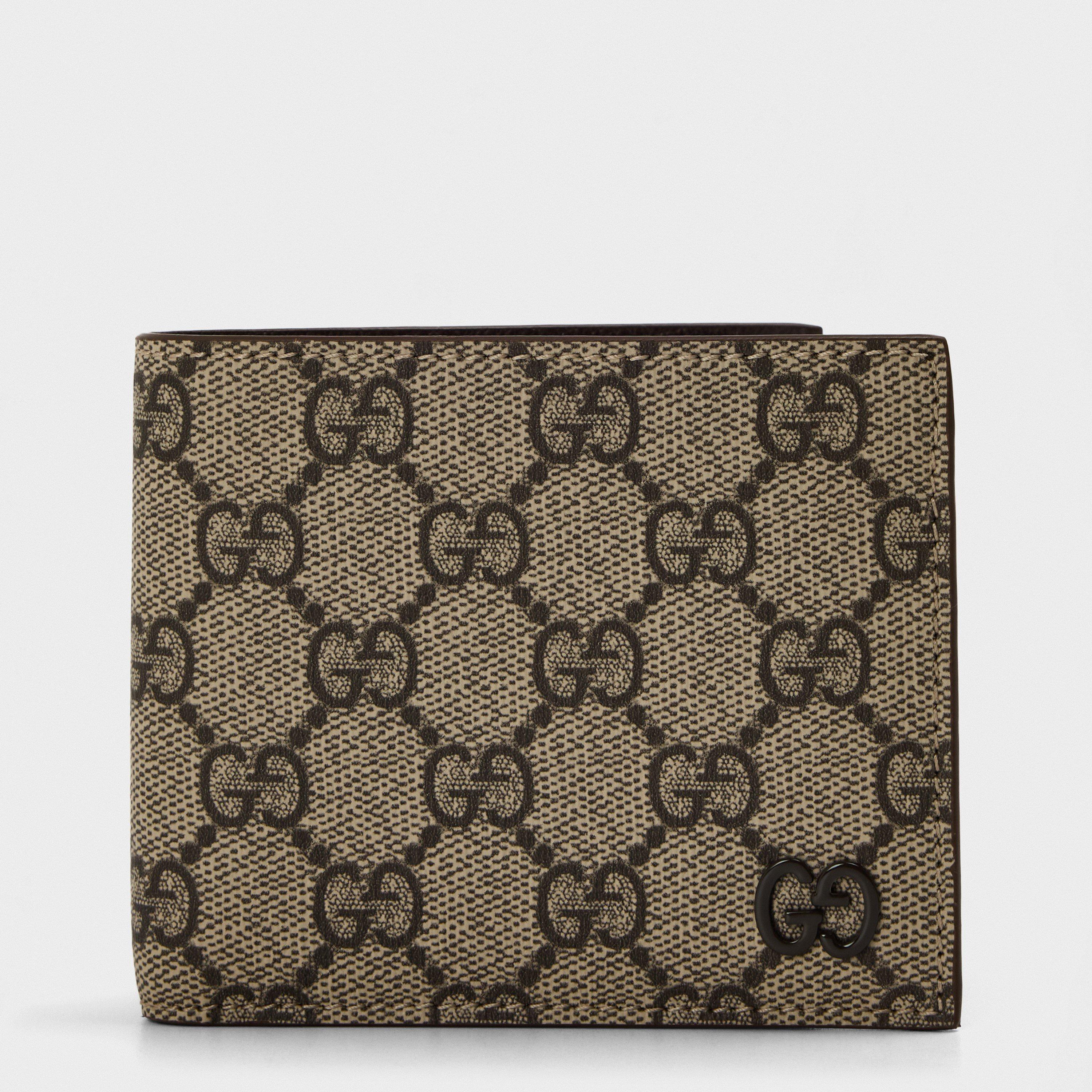 Gucci Men's Canvas GG Wallet - Brown/Beige