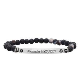 Alexander McQueen Logo Bead Bracelet