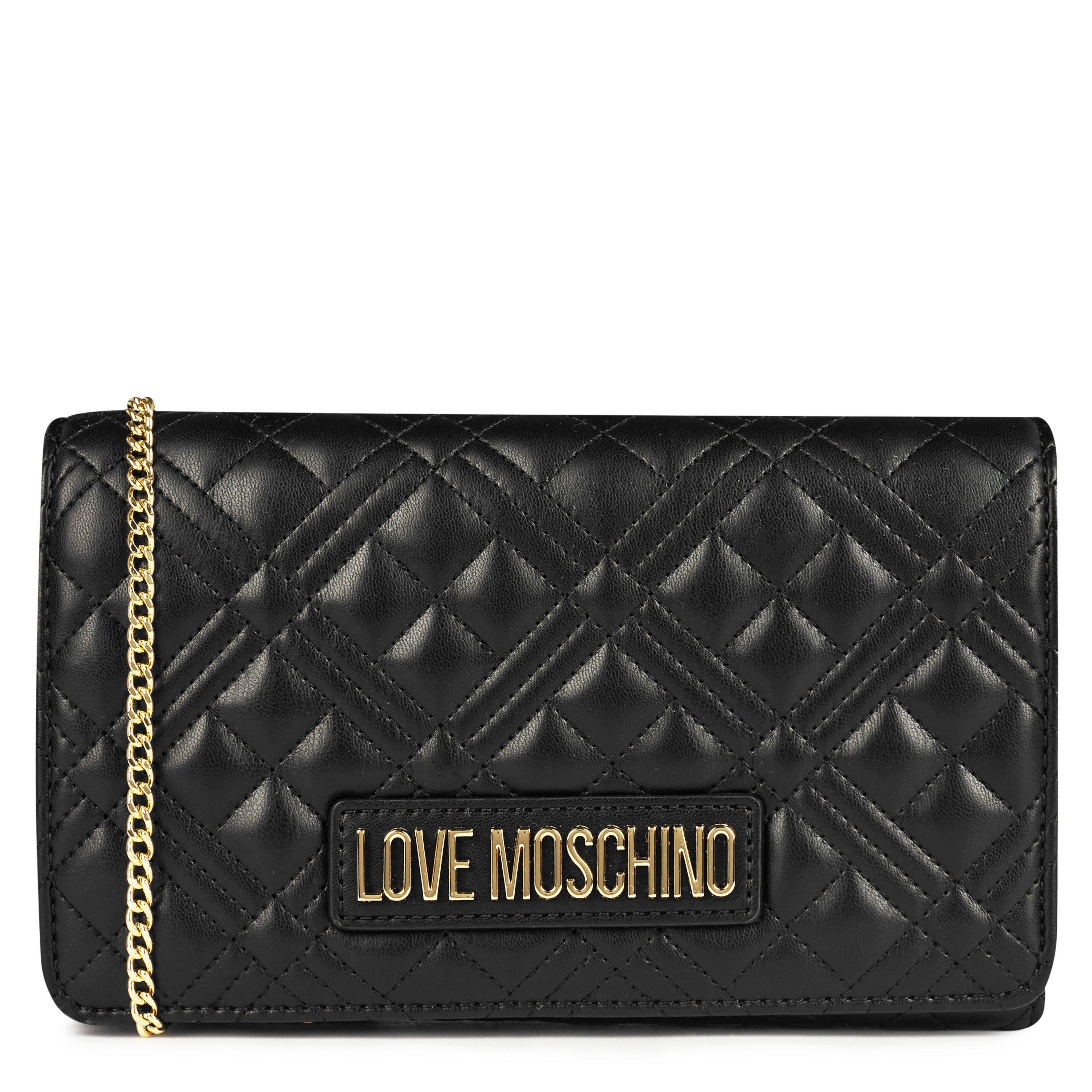 Nero 000 - Love Moschino - Super Quilted Mini Crossbody Bag - 1