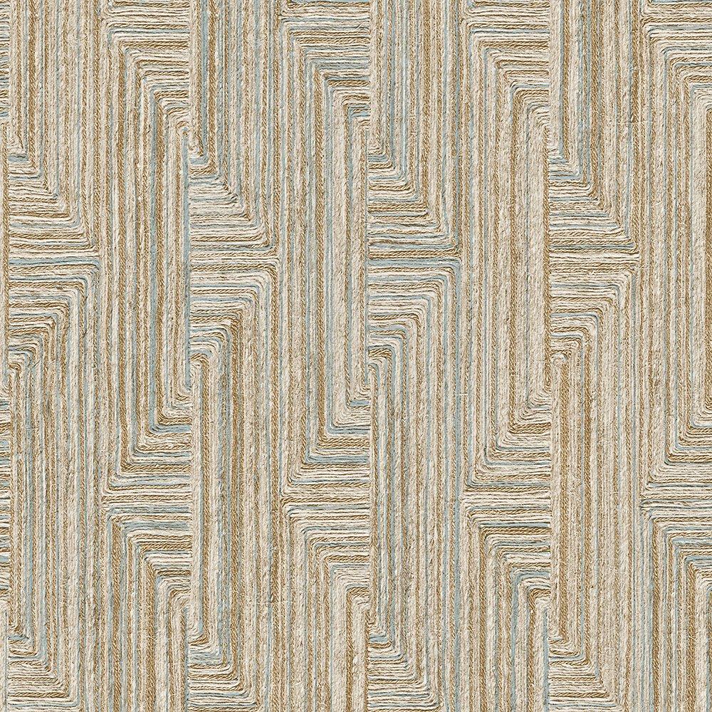 Design Id  Did Retro String Motif Gold Wallpaper - Yellow