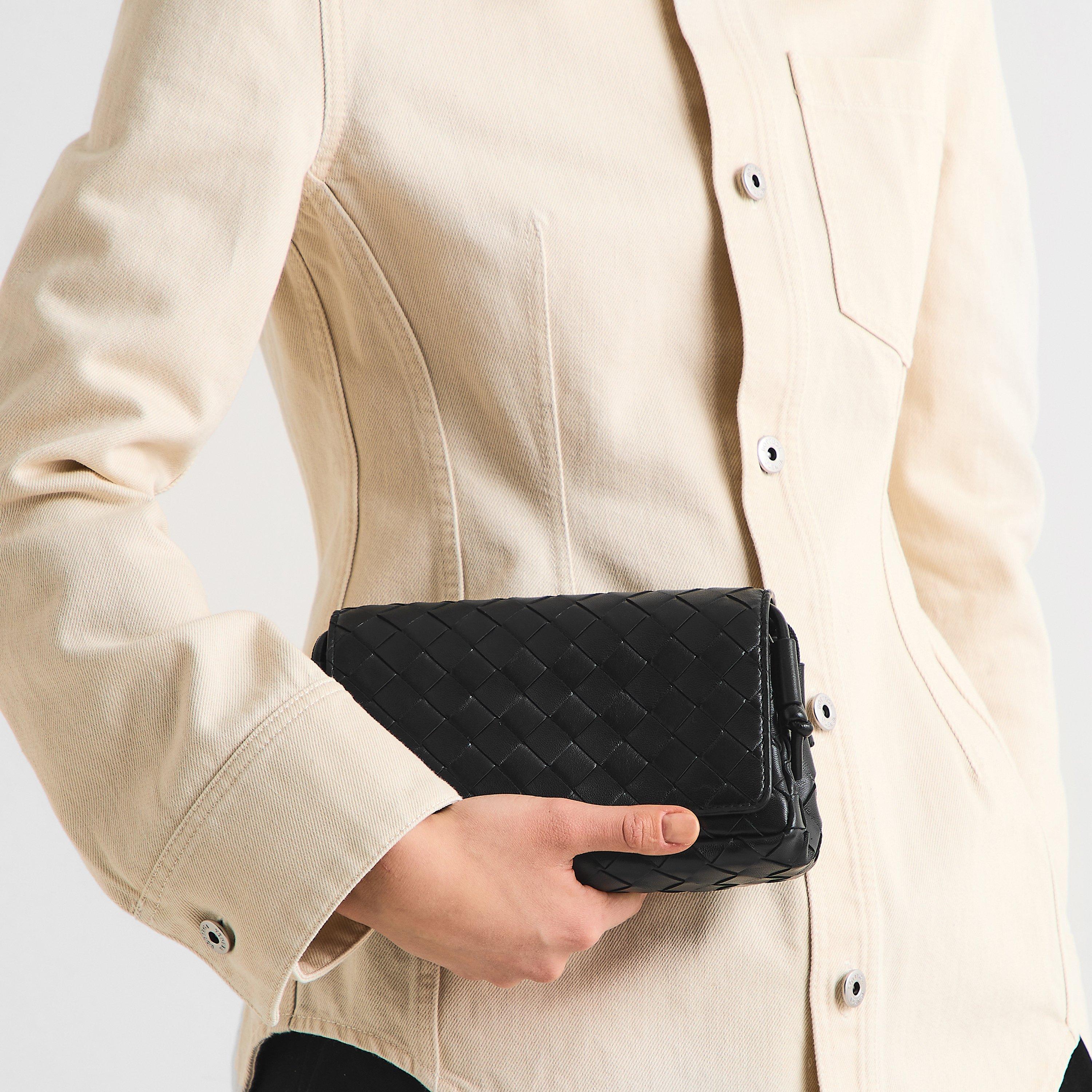 Black - Bottega Veneta - Women's BV Mini Bag - 3