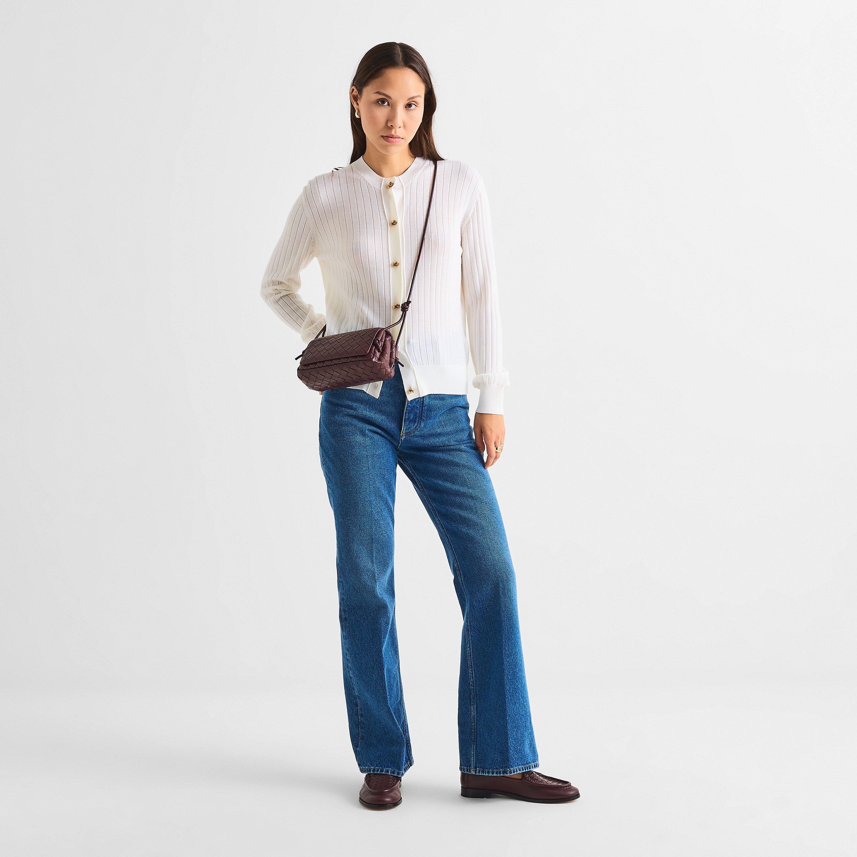 Deep Mahogany - Bottega Veneta - Notturno Bag - 6