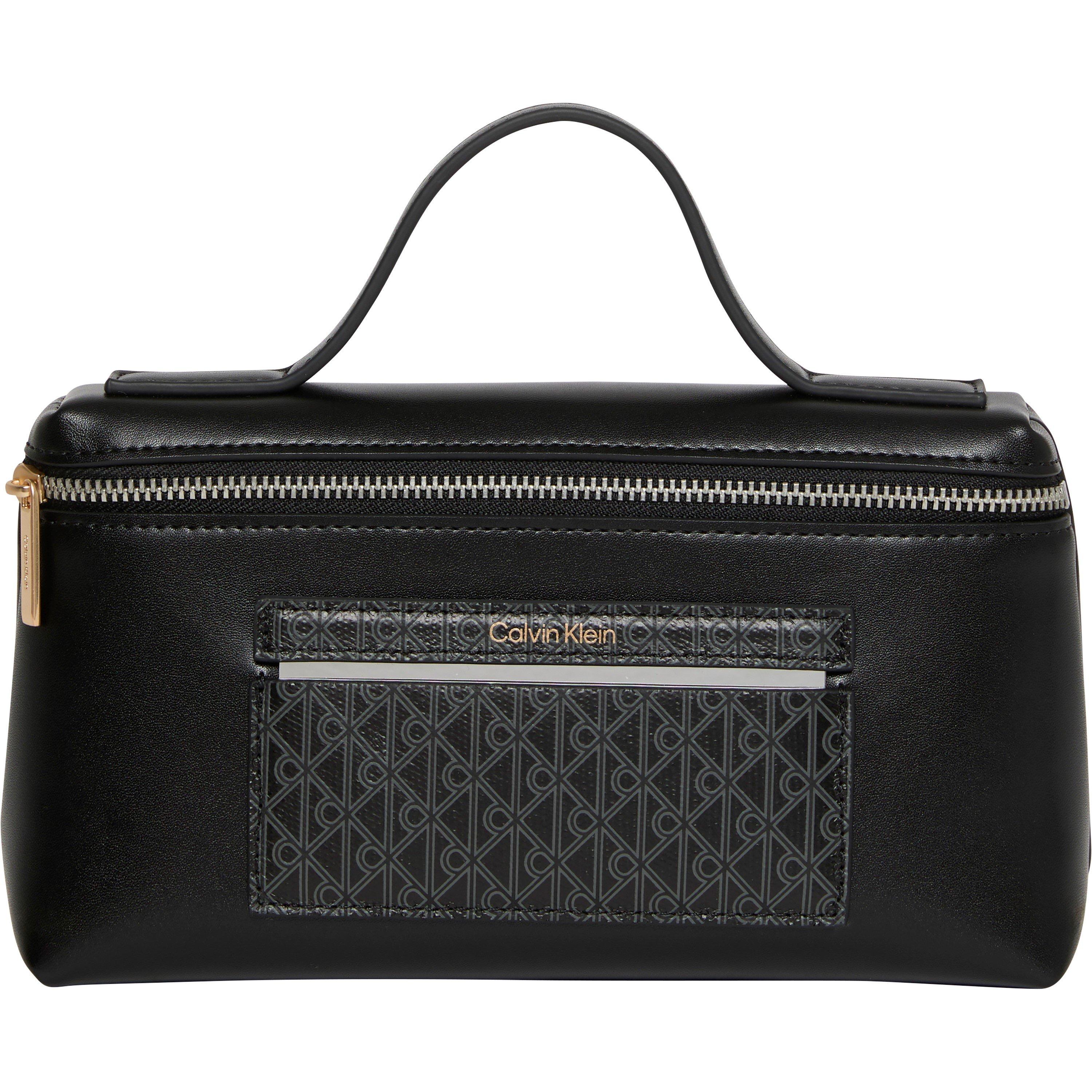 Black Aop - Calvin Klein - Women's CK L Beauty Case Set Wash Bag - 1