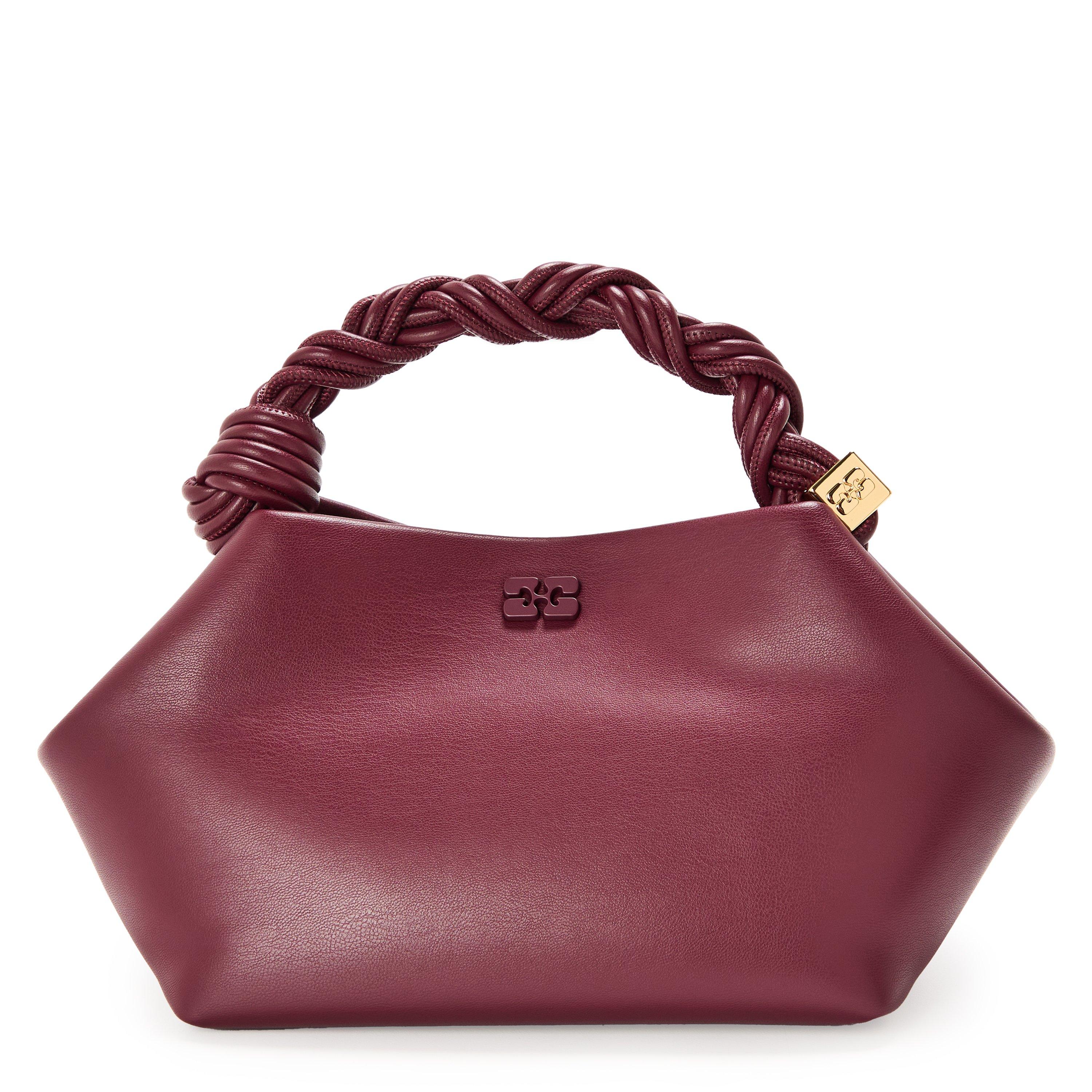 Burgundy - Ganni - Ganni Bou Bag Sml Ld62 - 1