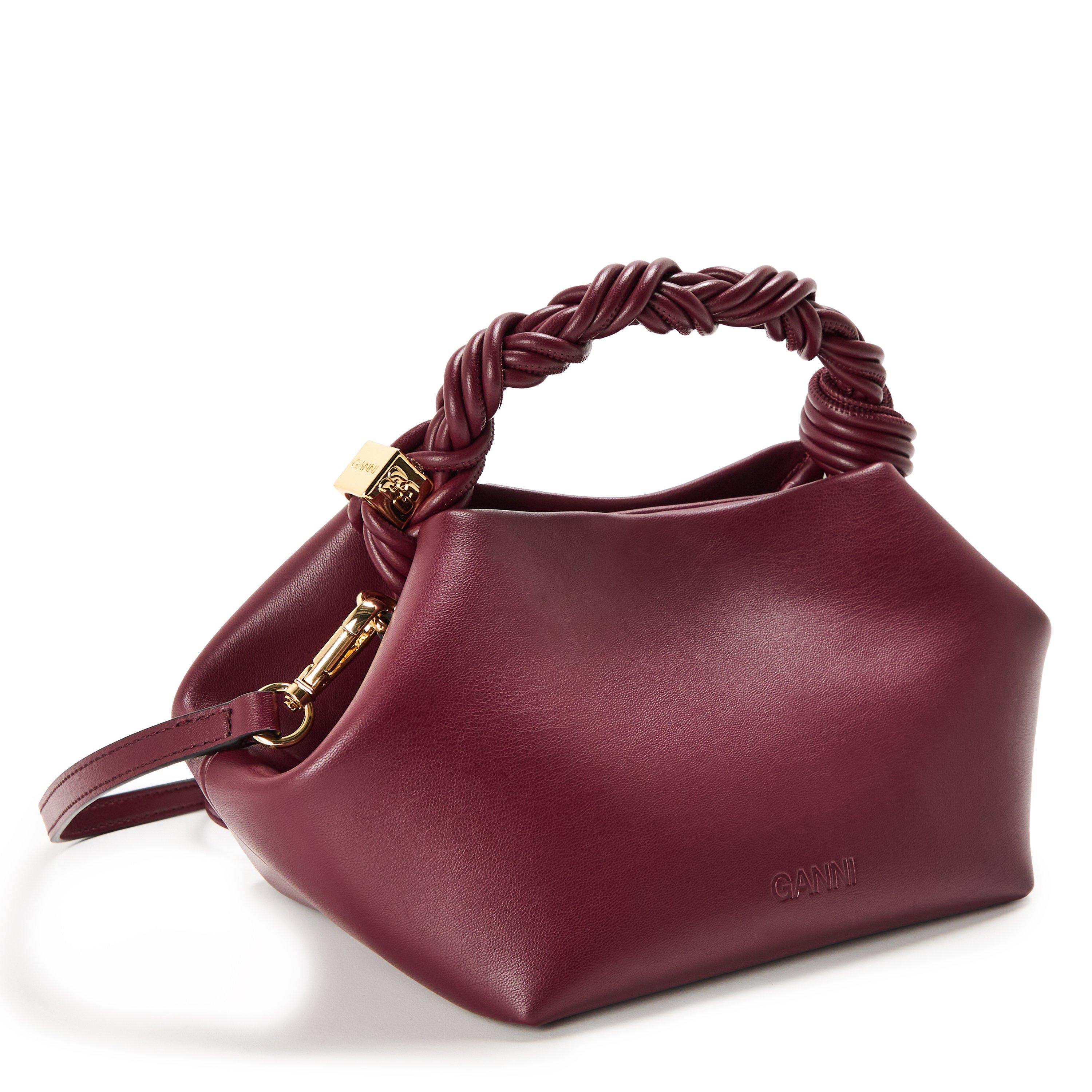 Burgundy - Ganni - Ganni Bou Bag Sml Ld62 - 2